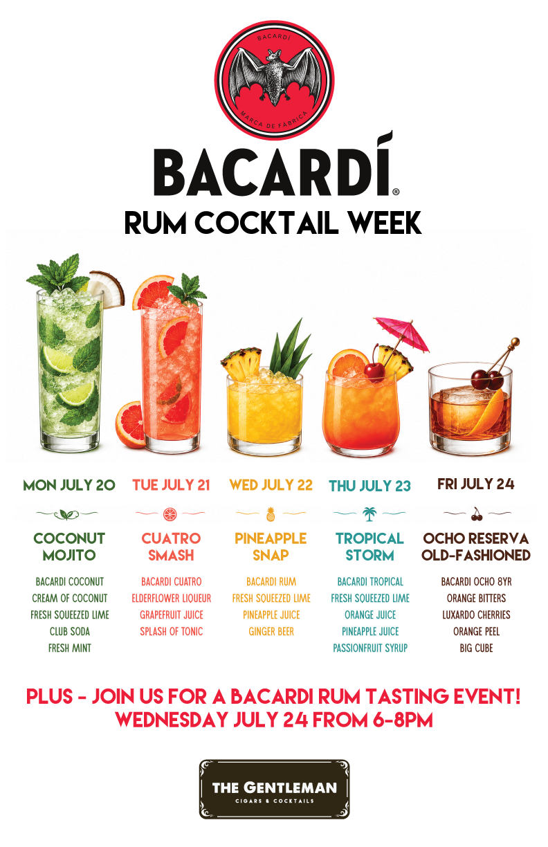 Bacardi Rum Cocktail Week & Tasting!