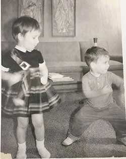 4 year old Kim correcting her first student!