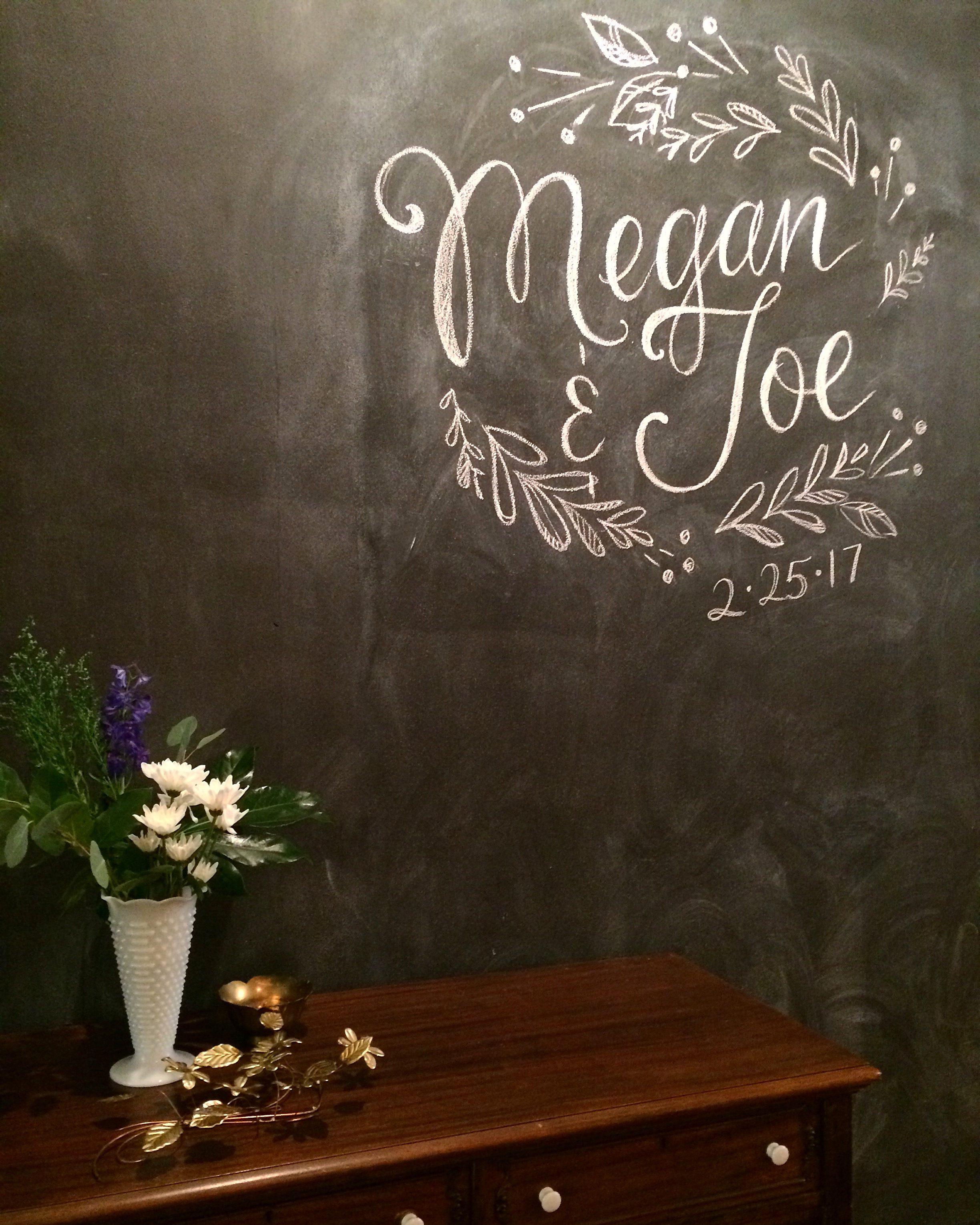 Custom Chalkboard wall