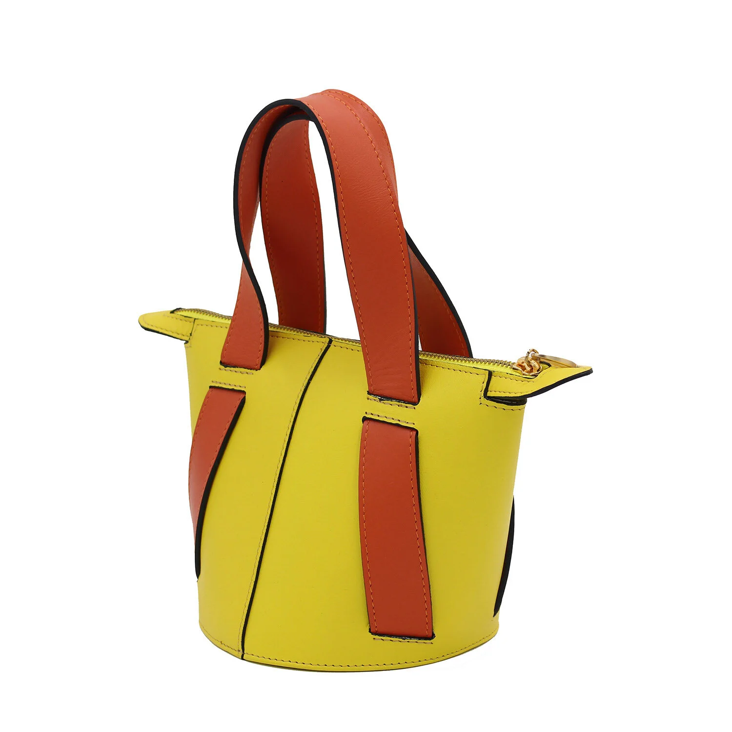 bucket bag yellow