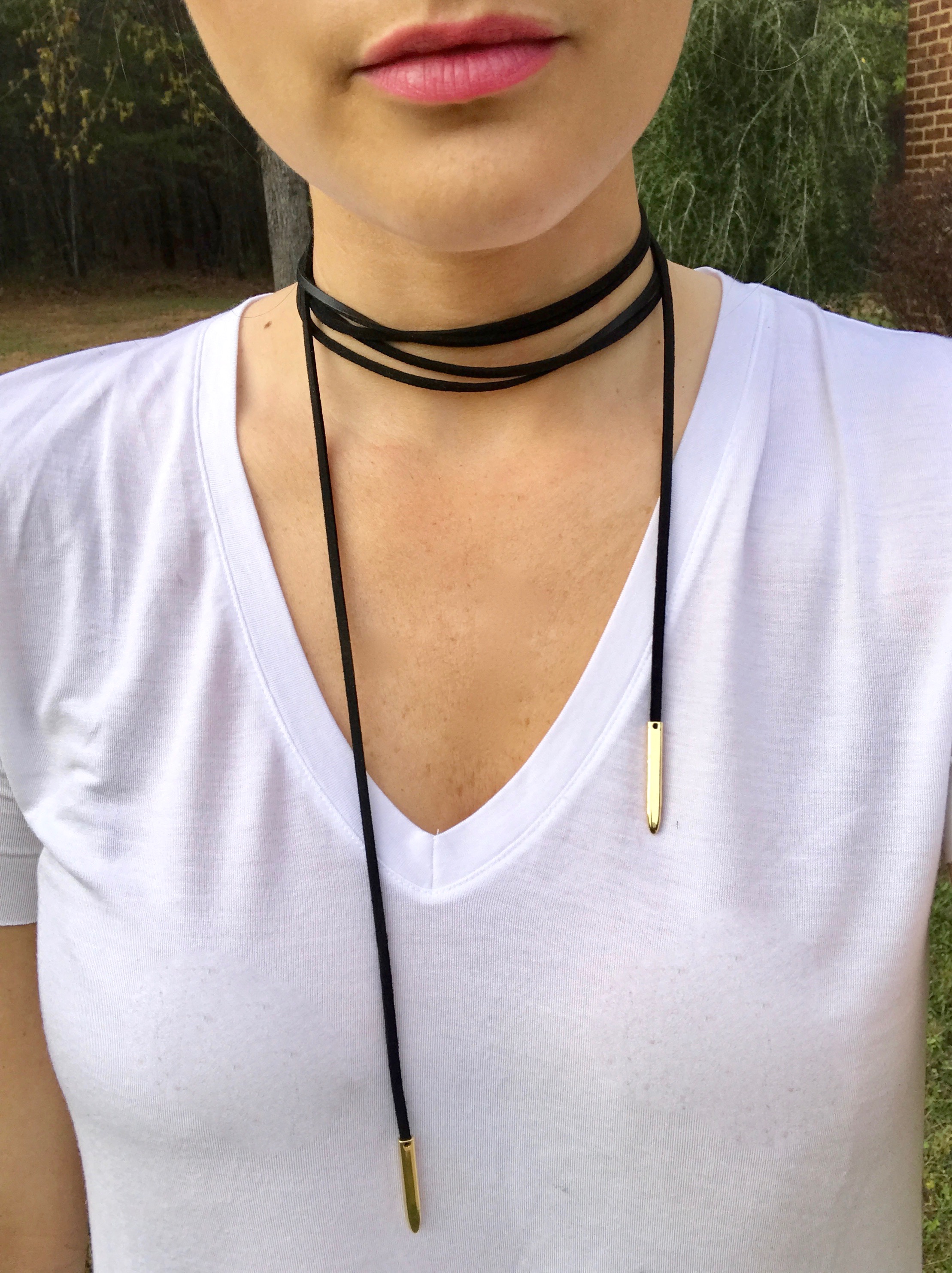 Black Wrap Choker — Morrell's Armoire