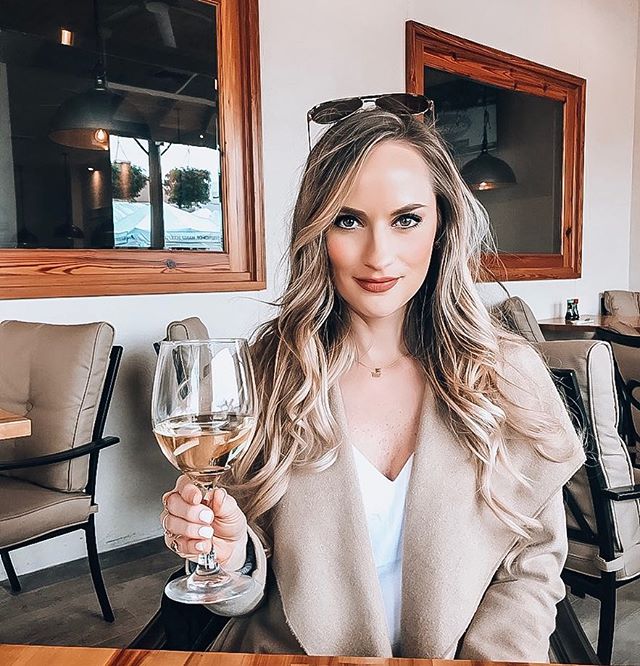 Making pour decisions this afternoon 🍷I&rsquo;m ok with it.
Still wearing this light weight @chicwish coat out and it&rsquo;s on sale for $45 today! .
.
.
http://liketk.it/2Awrp #liketkit @liketoknow.it #LTKunder50 #LTKsalealert #LTKshoecrush #LTKst
