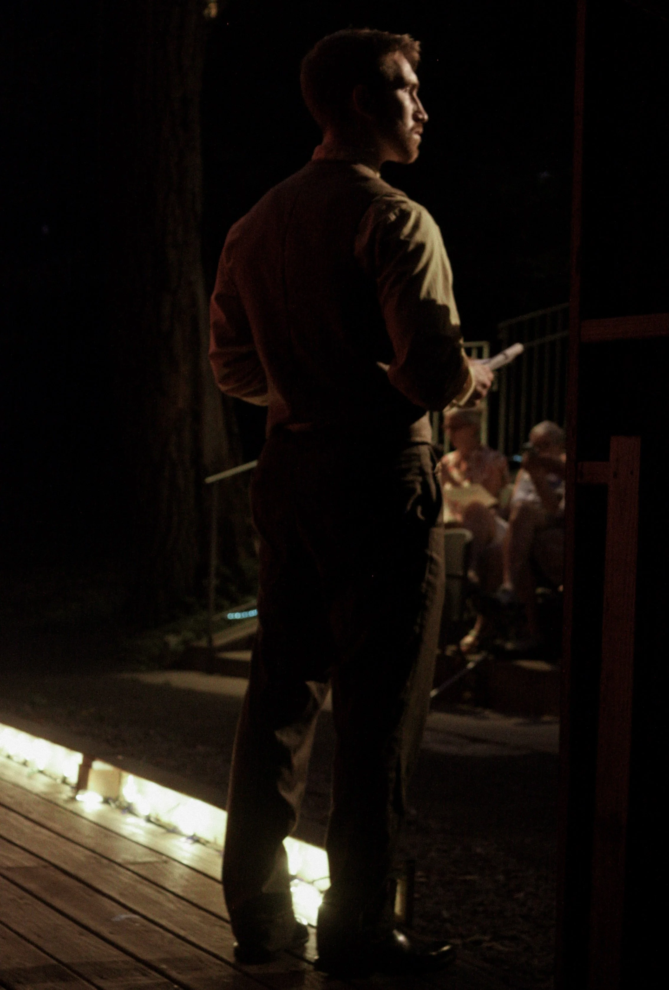 Louis Altman as “The Writer” Photo by Sam Morse
