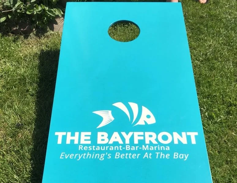 Cornhole Games on the Lawn