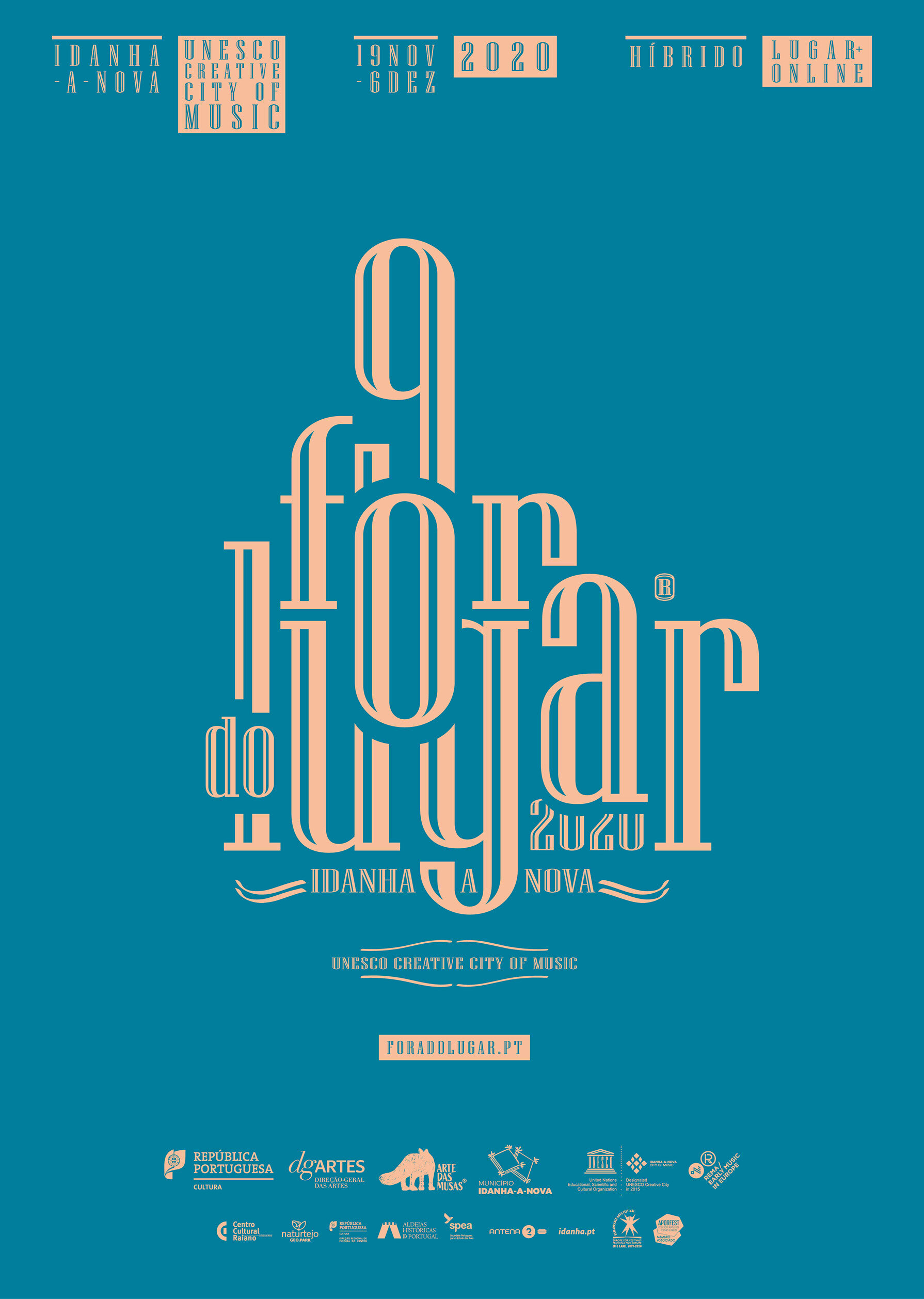 9 Fora do Lugar 2020 - Cartaz