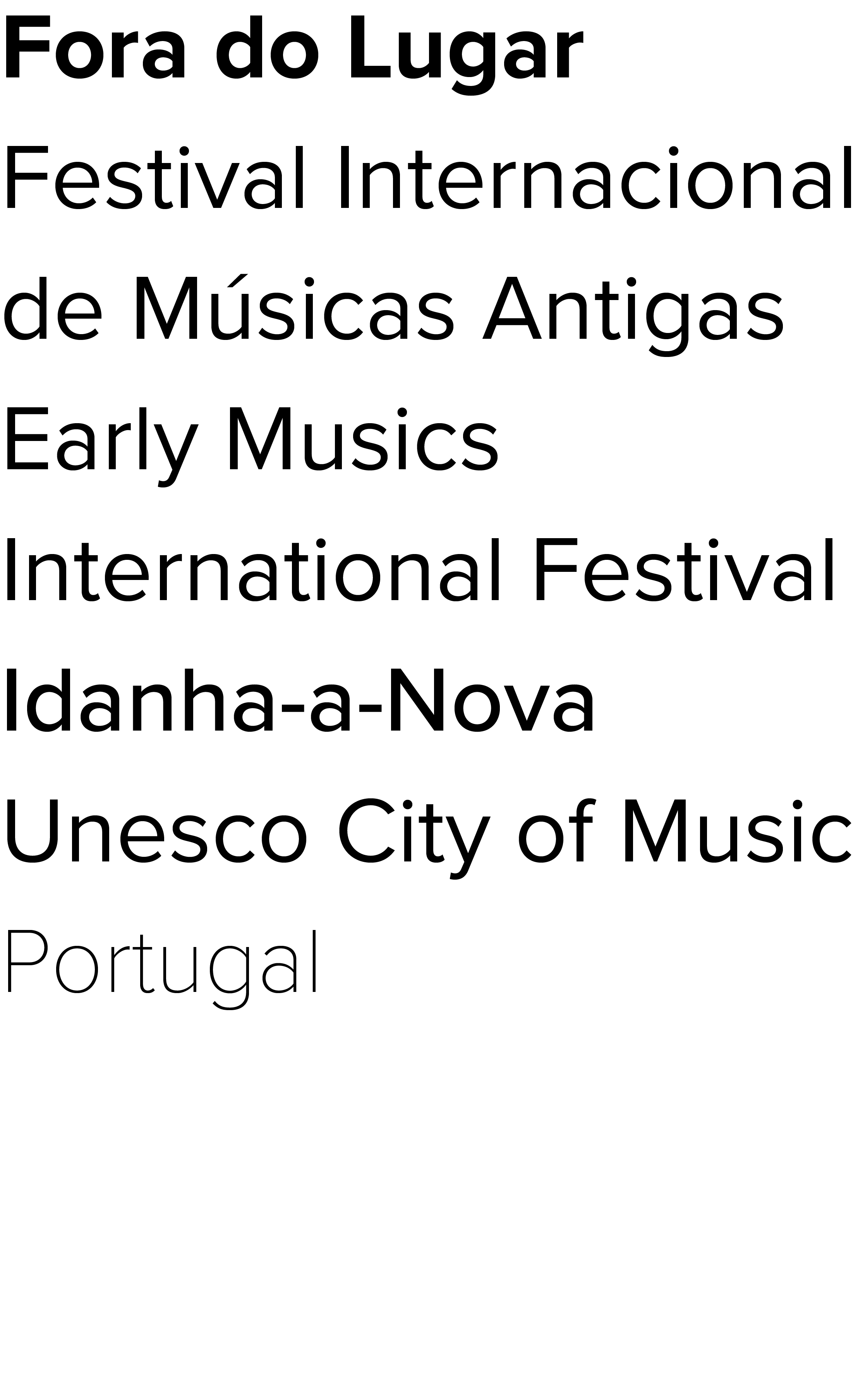Fora do Lugar