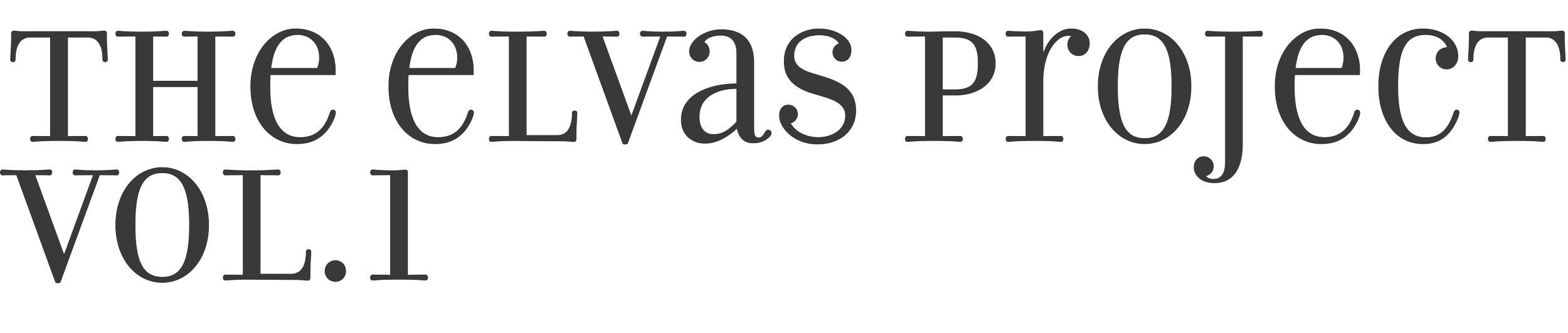 The Elvas Project