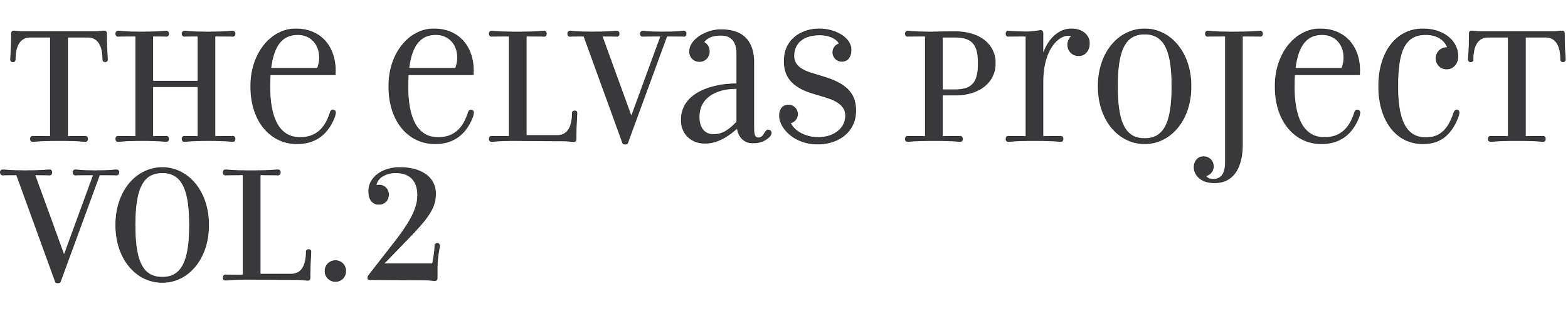 The Elvas Project