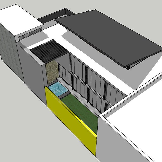 Concept - Houghton Development #architecture #development #architect #johannesburg #courtyard