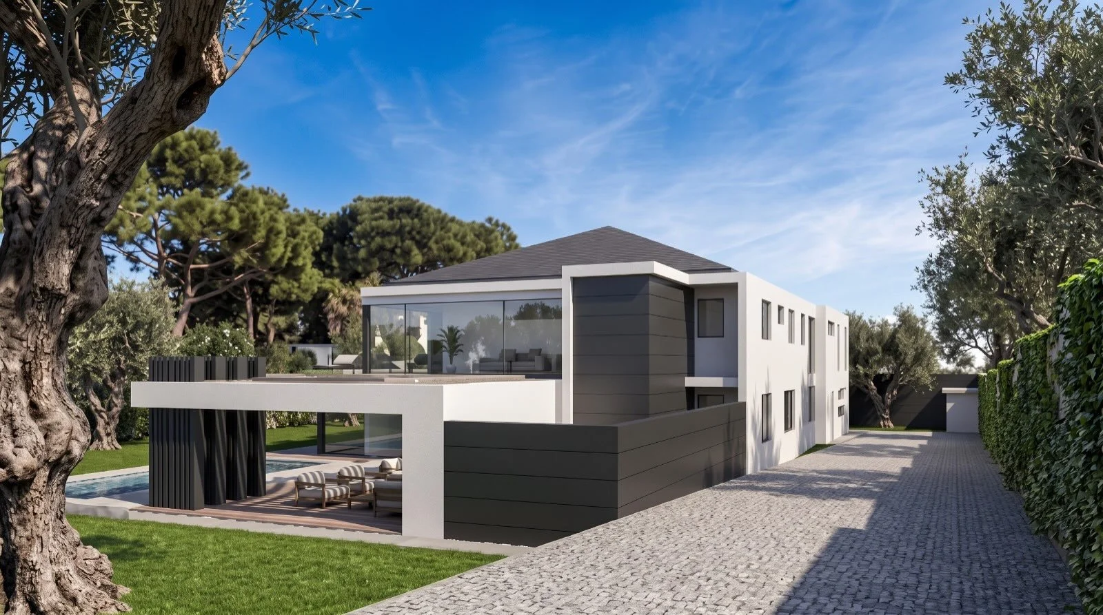 House V Houghton Estate Render - ICONIC Architecture 0833645511