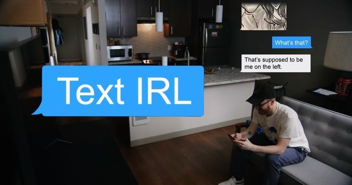 Check out our new short film Text IRL! 🤳💬🍑💀

Link in Bio 🔗

Synopsis:&nbsp;
A short film about the things we text each other, but don&rsquo;t actually mean.&nbsp;

Credits:&nbsp;
🎬 / Directed, Written, and Produced by : @jesselamarhigh + @nikha