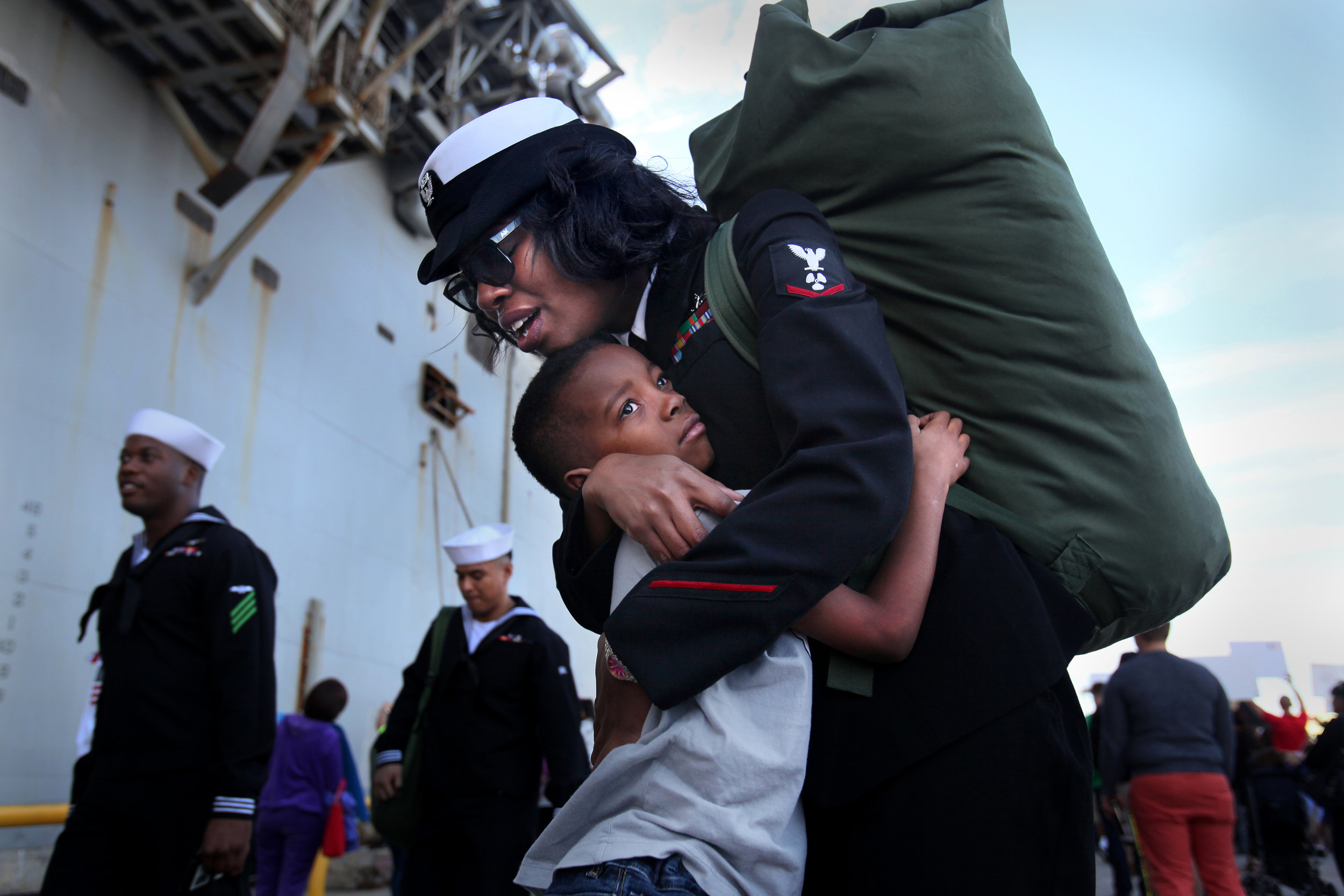 USS Peleliu homecoming