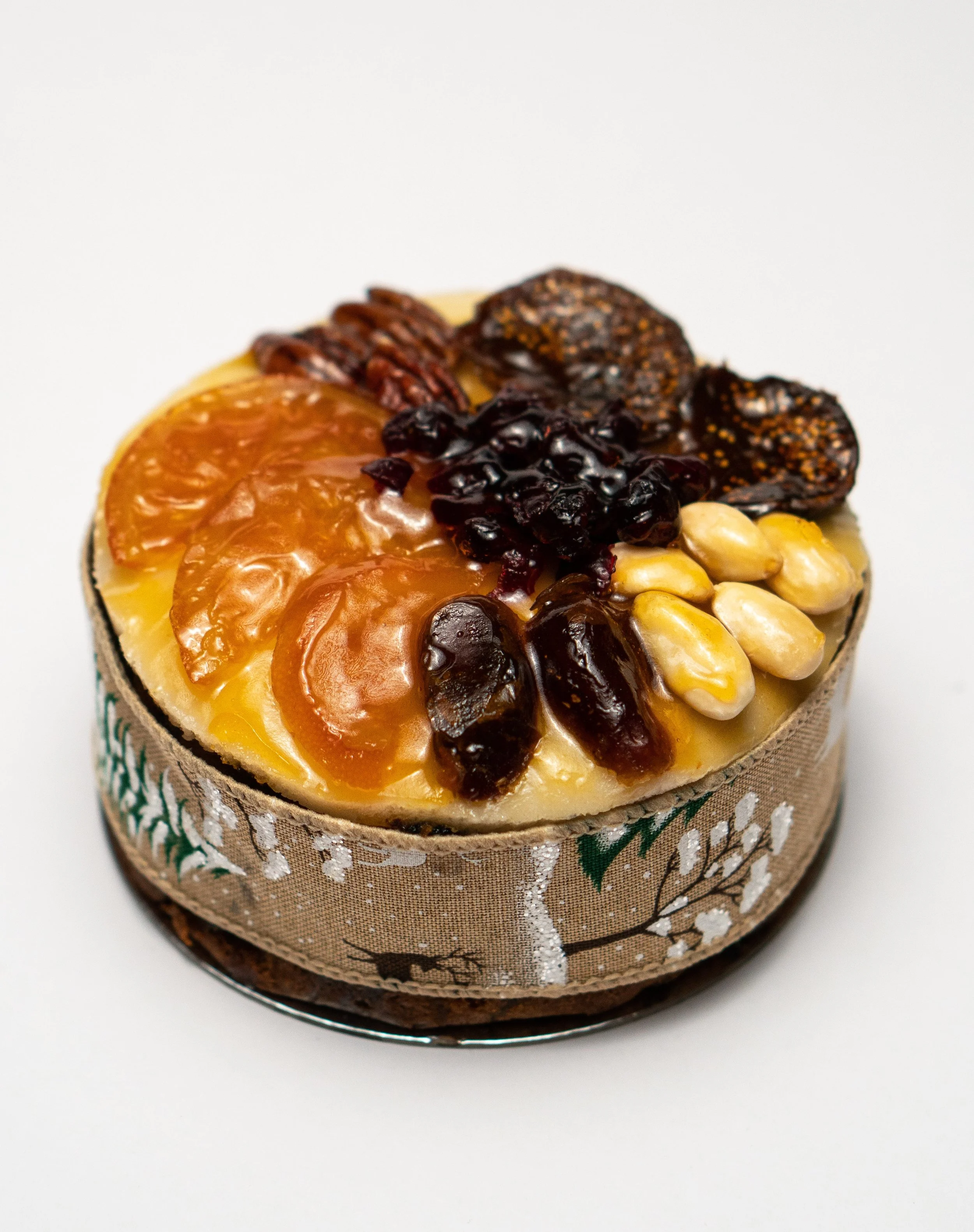Handmade Jewelled Fruit Christmas Cake