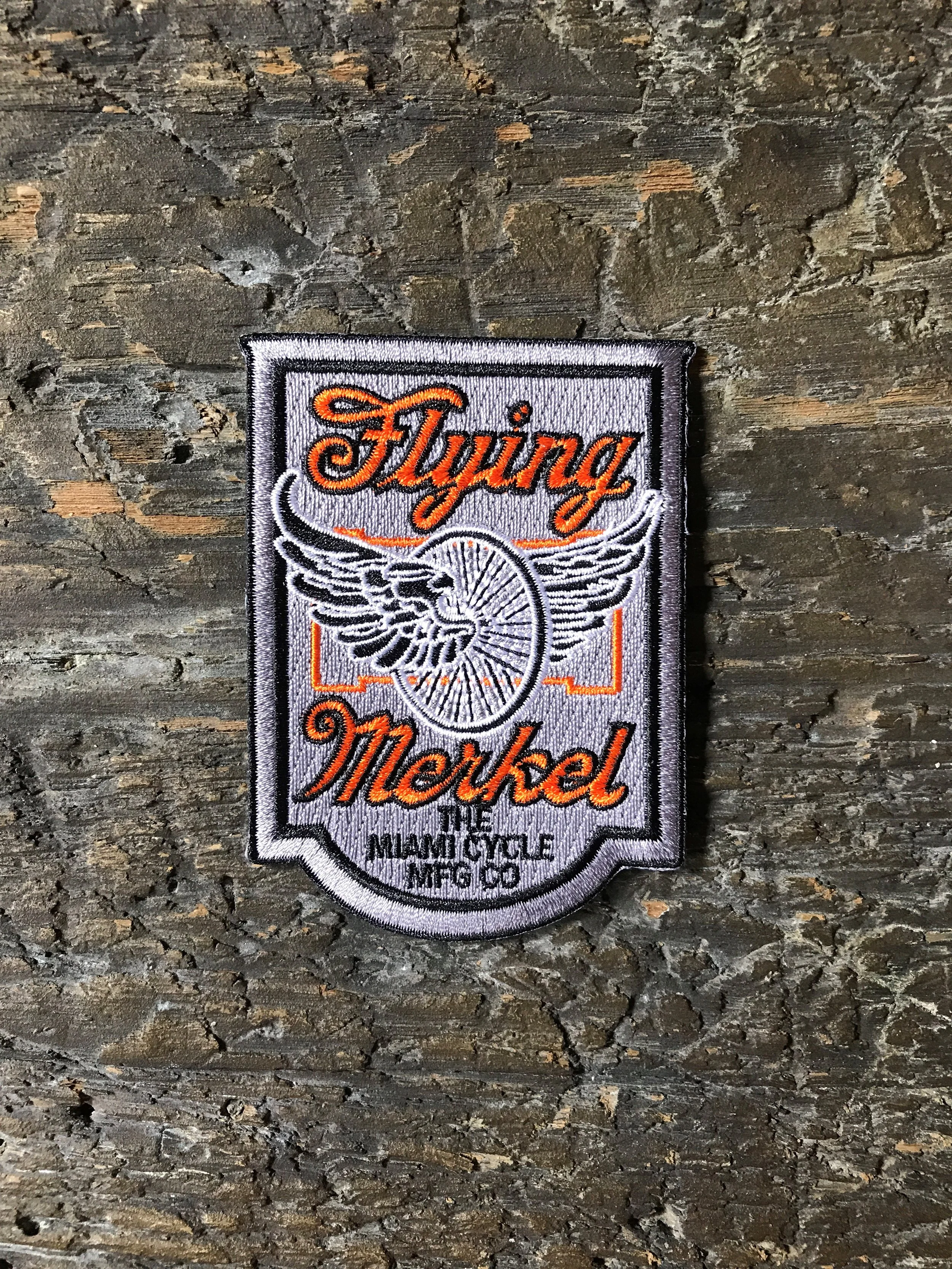 Flying Merkel 'flying wheel' crest patch