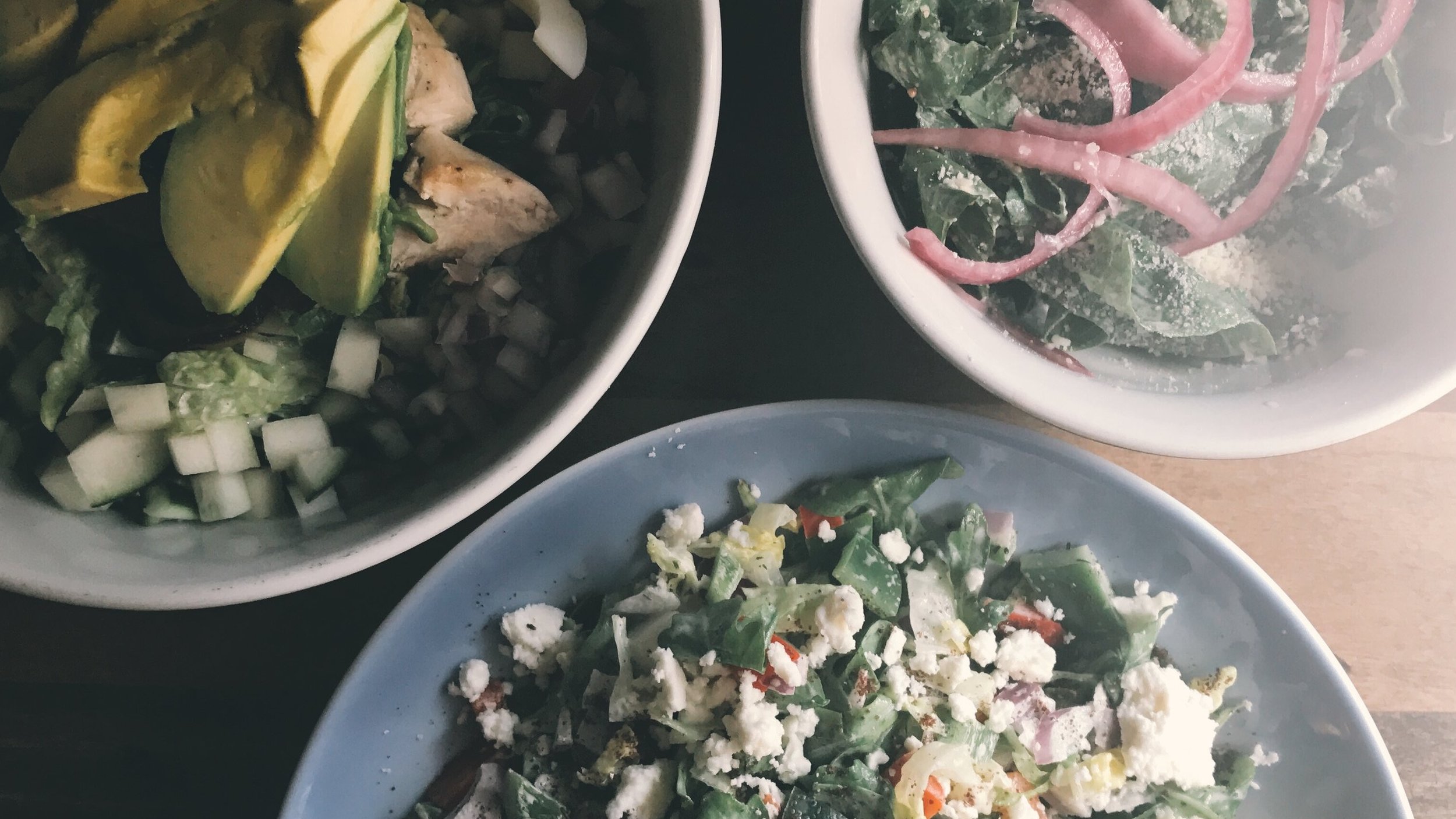 summer salads at clock restoration restaurant the qg