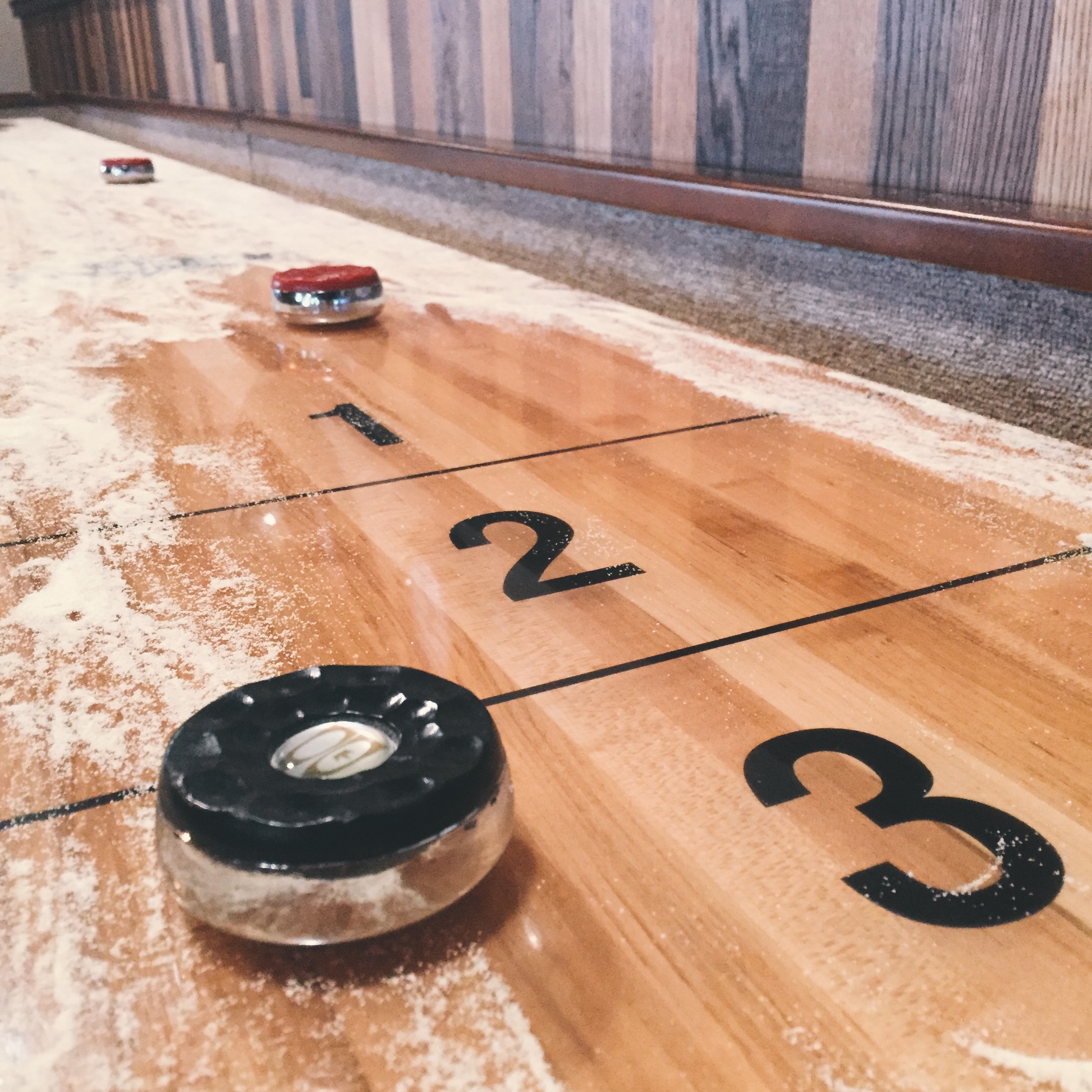 shuffleboard at the qg