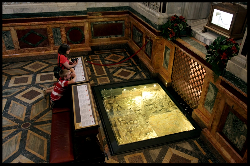 Tomb of St. Paul, Apostle to the Gentiles, in the Basilica of St. Paul outside the Walls