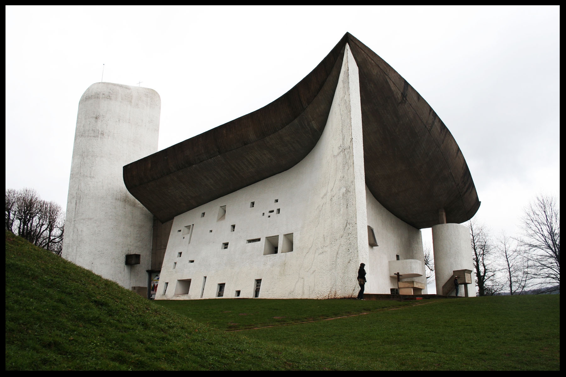 Le Corbusier Church at Ronchamp, France