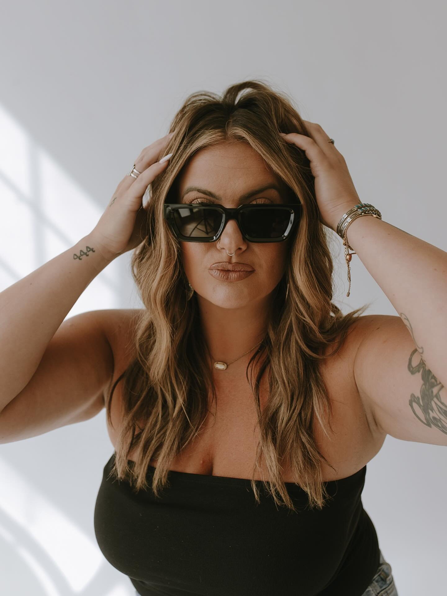 So that girl 🪩

Happiest of birthdays to @brittnicolexhair 🖤

May you have the year of your dreams this next trip around the sun, Britt! We&rsquo;re gonna be here watching you crush this year in awe! 

We are so lucky you choose Tribe and for all t