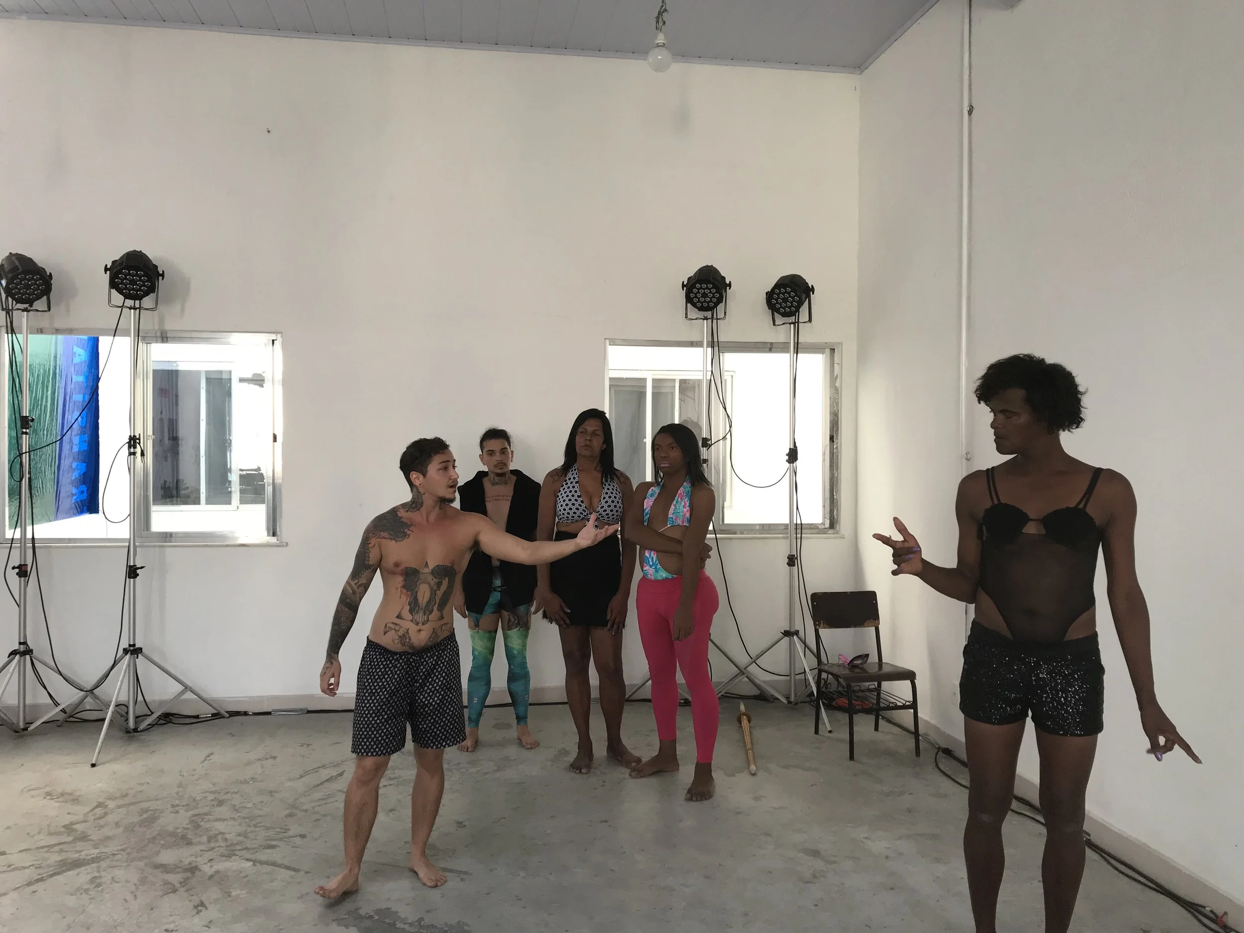 Projeto Trans Arte reharsal