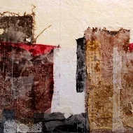 Chesney_TheBorough_EncausticandParchmentOnCanvas_38x62InchesFramed.jpg