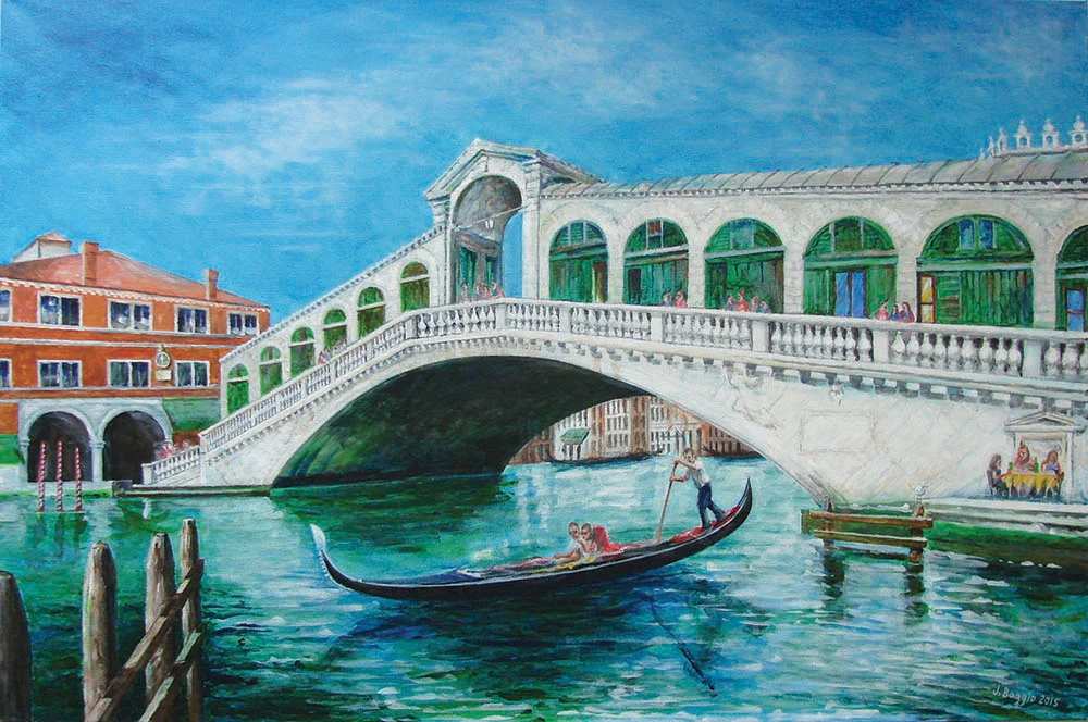 Stroll by Rialto Bridge