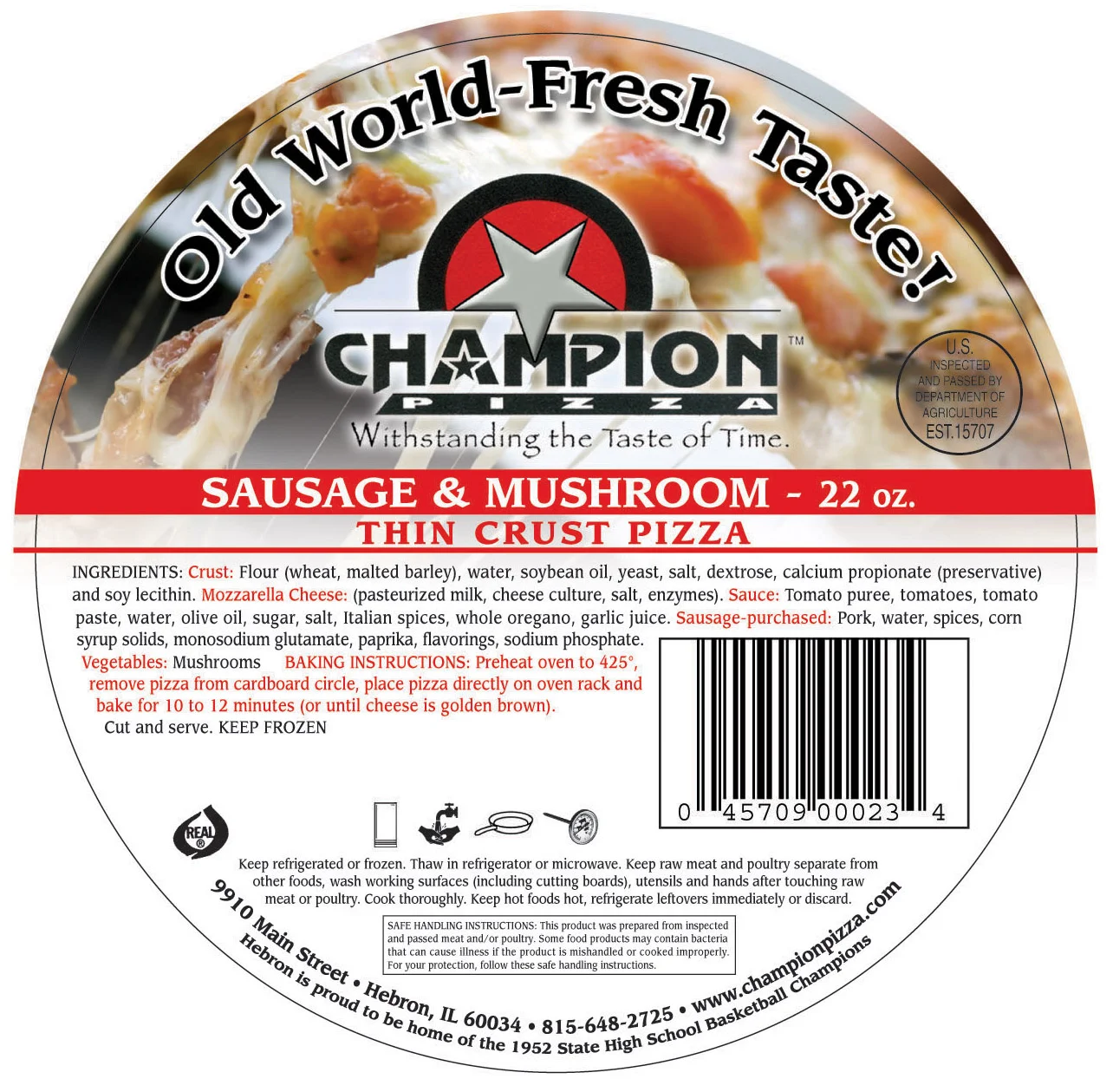 Pizza Label