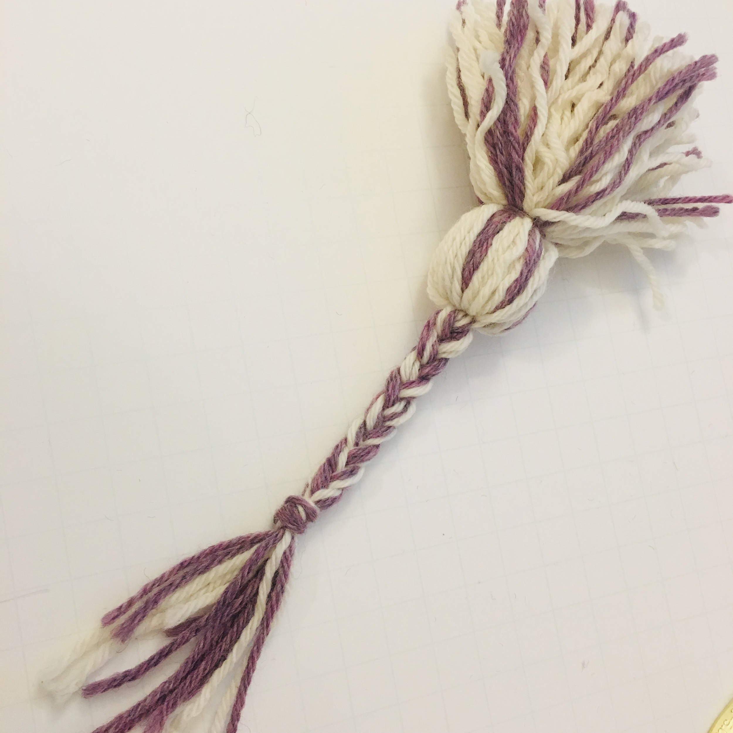 BRAIDED TASSEL TUTORIAL — KnitSprite