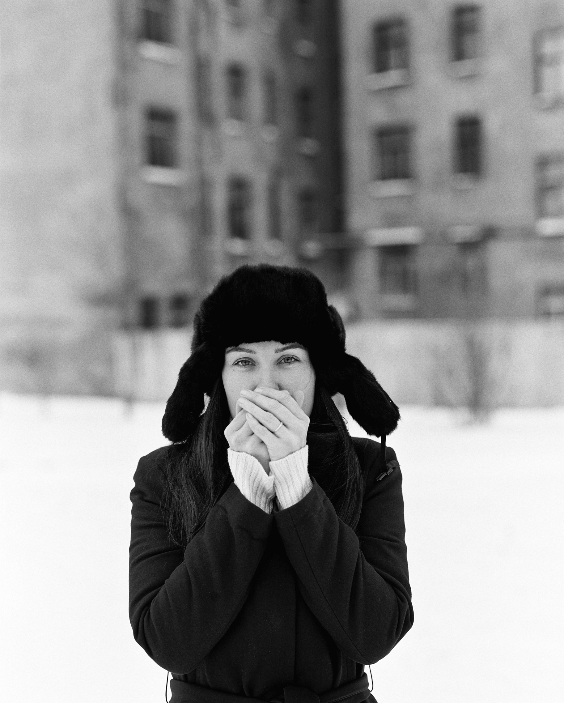  Winter portrait shoot by Dmitry Serostanov 