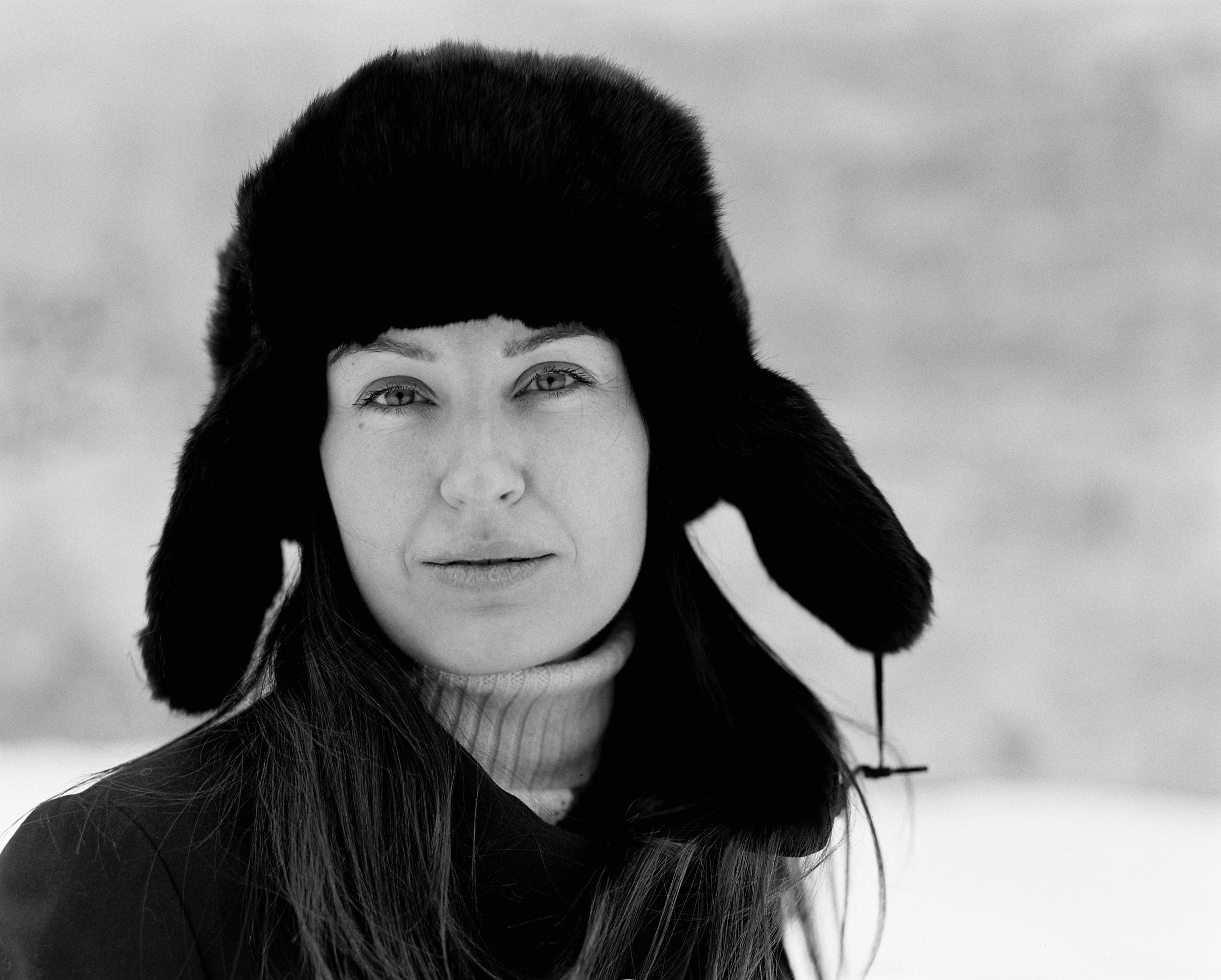 Winter portrait shoot by Dmitry Serostanov