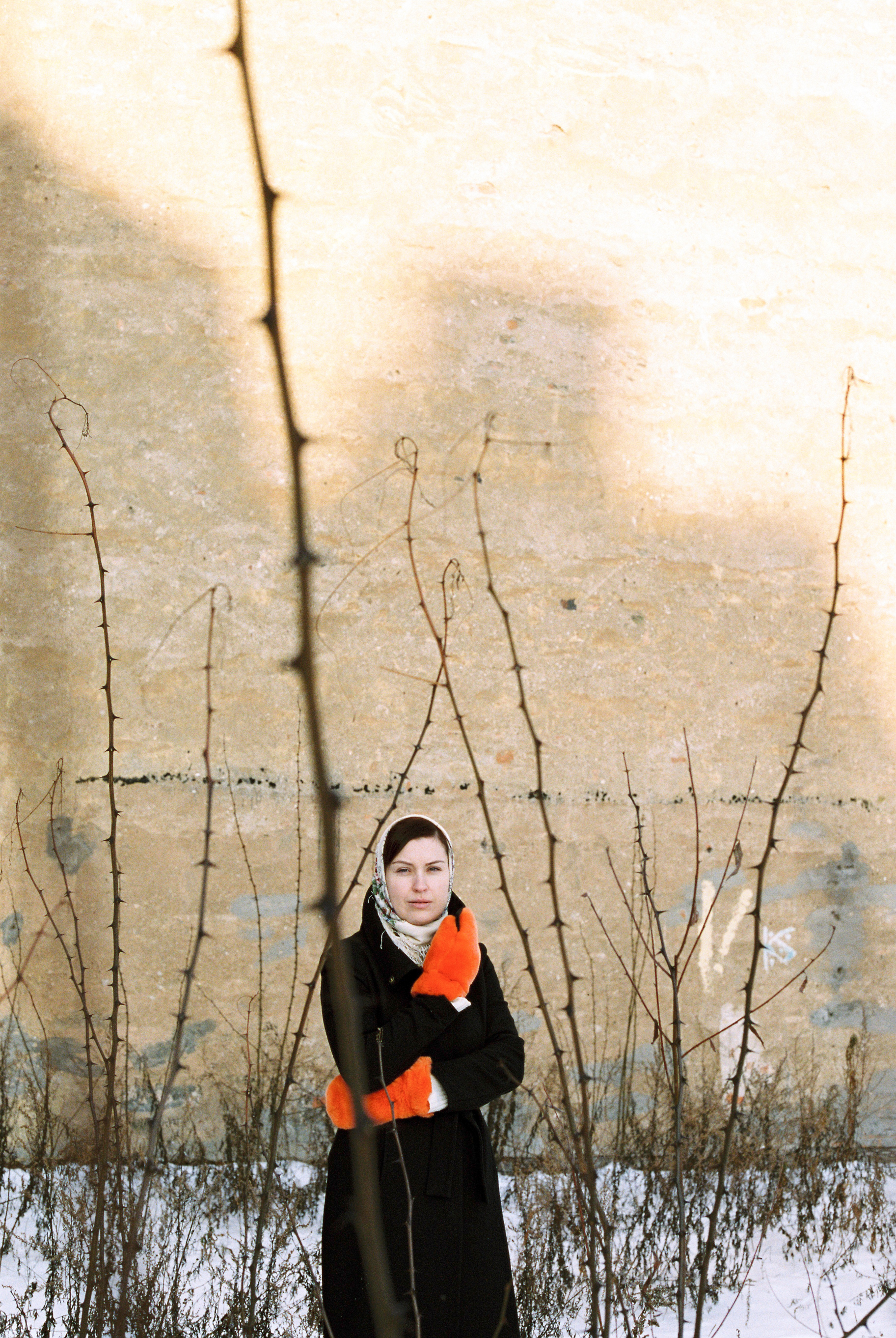 Winter portrait shoot by Dmitry Serostanov