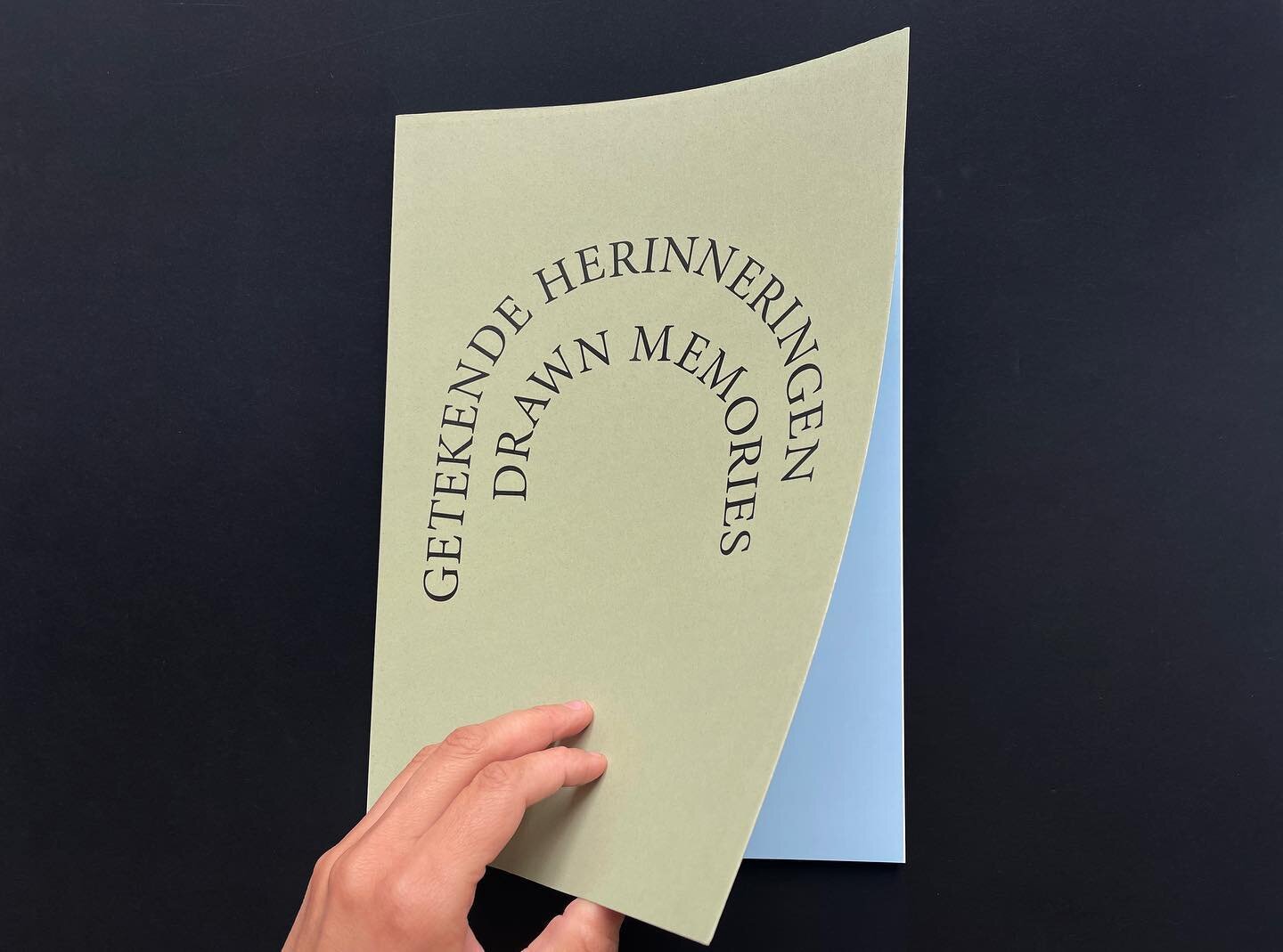 ✍️ &lsquo;Drawn memories&rsquo;, a publication we designed for Museum Boijmans Van Beuningen, with personal texts from curator Albert Elen about 19 highlights of his curatorial period at the museum.

Commissioned by @boijmans 
Printed by @npndrukkers