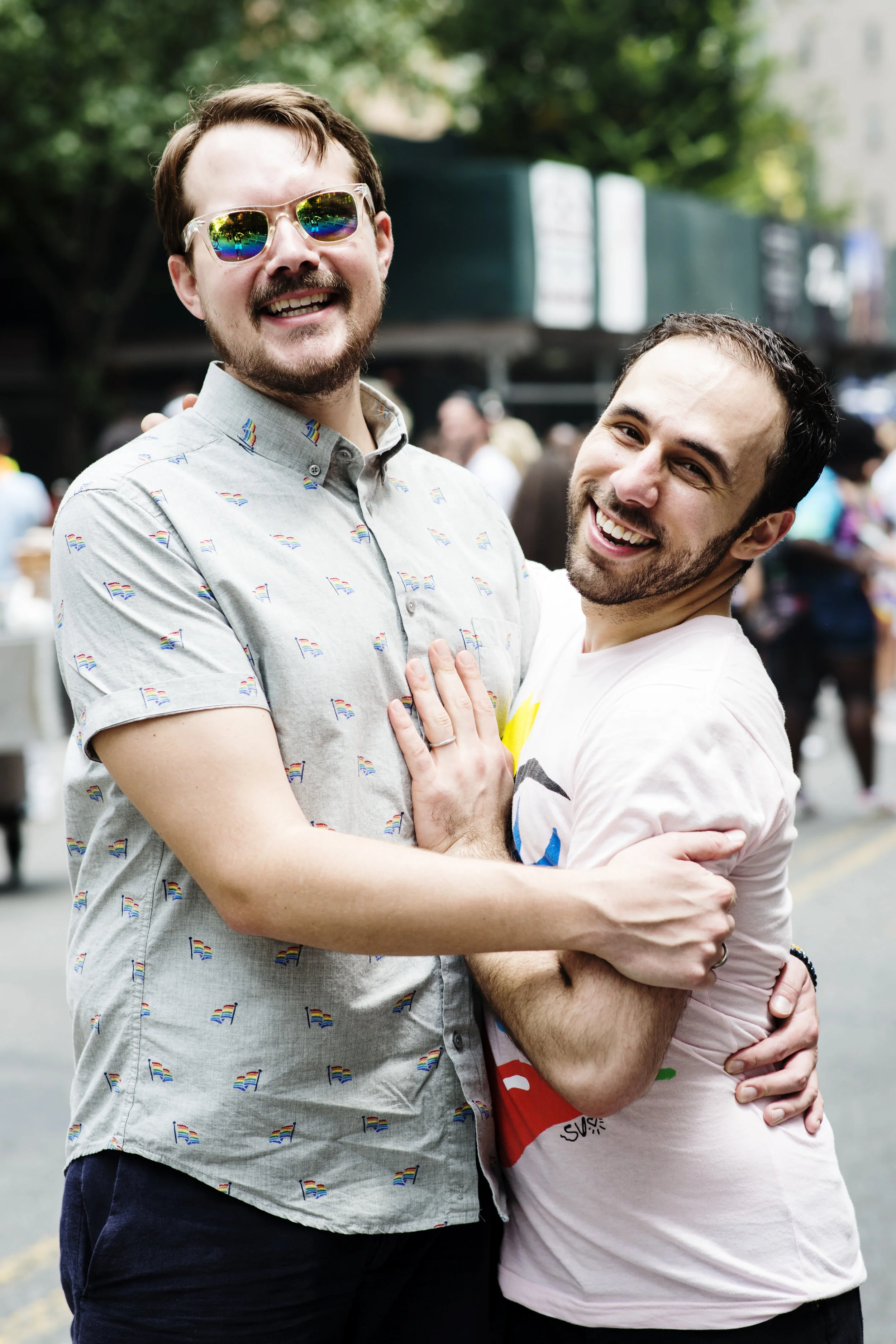 Chris, gay, he pronouns, and Johnny, gay, he pronouns