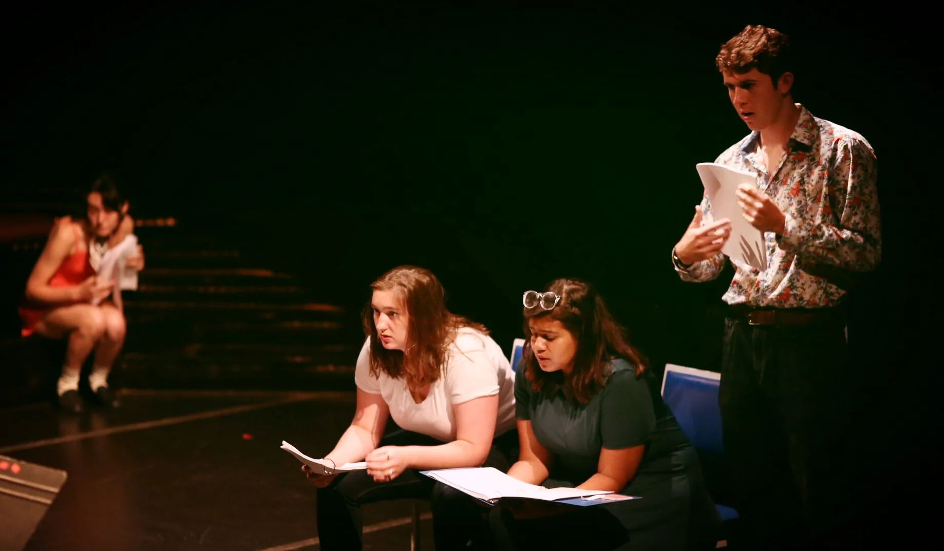 (Featured left to right: Rachel Webb, Kelleen Moriarty, Gricelda Ramos, Evan Wetzel | Photo Credit: Rob Strong)