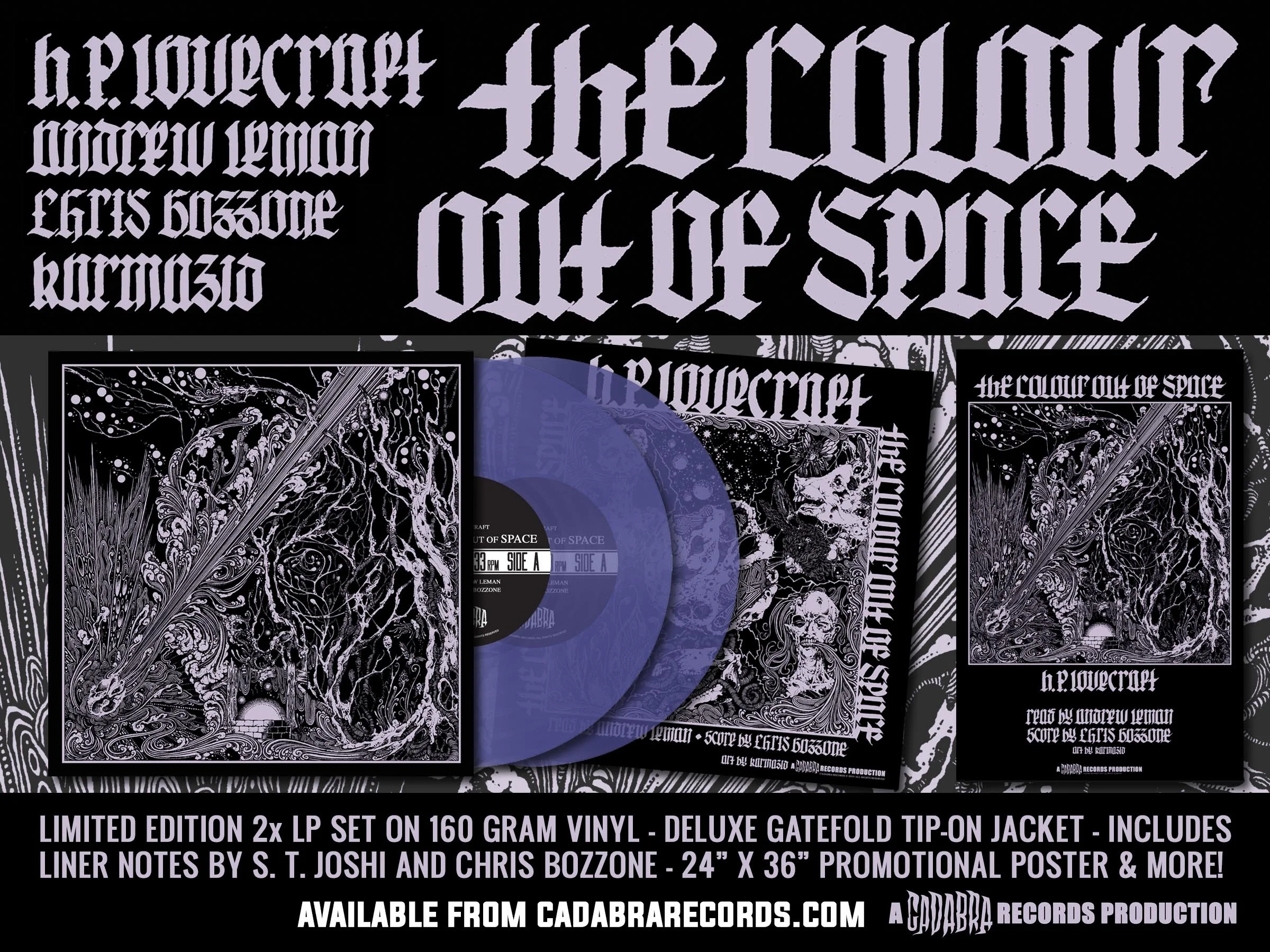 H.P. Lovecraft's The Colour Out of Space and "Themes From Hell" #2 now on sale