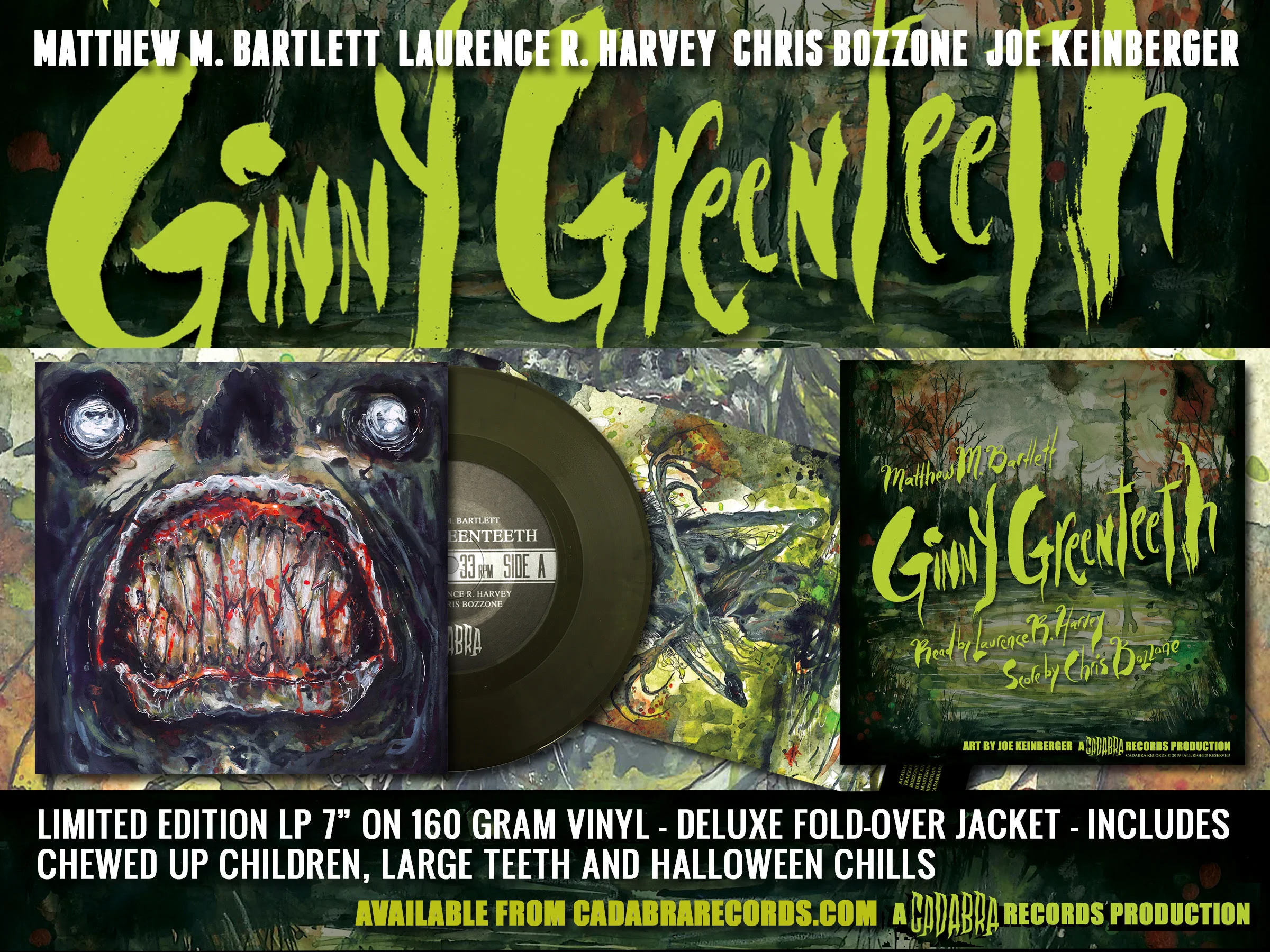 Ginny Greenteeth 7" record, Halloween release out now