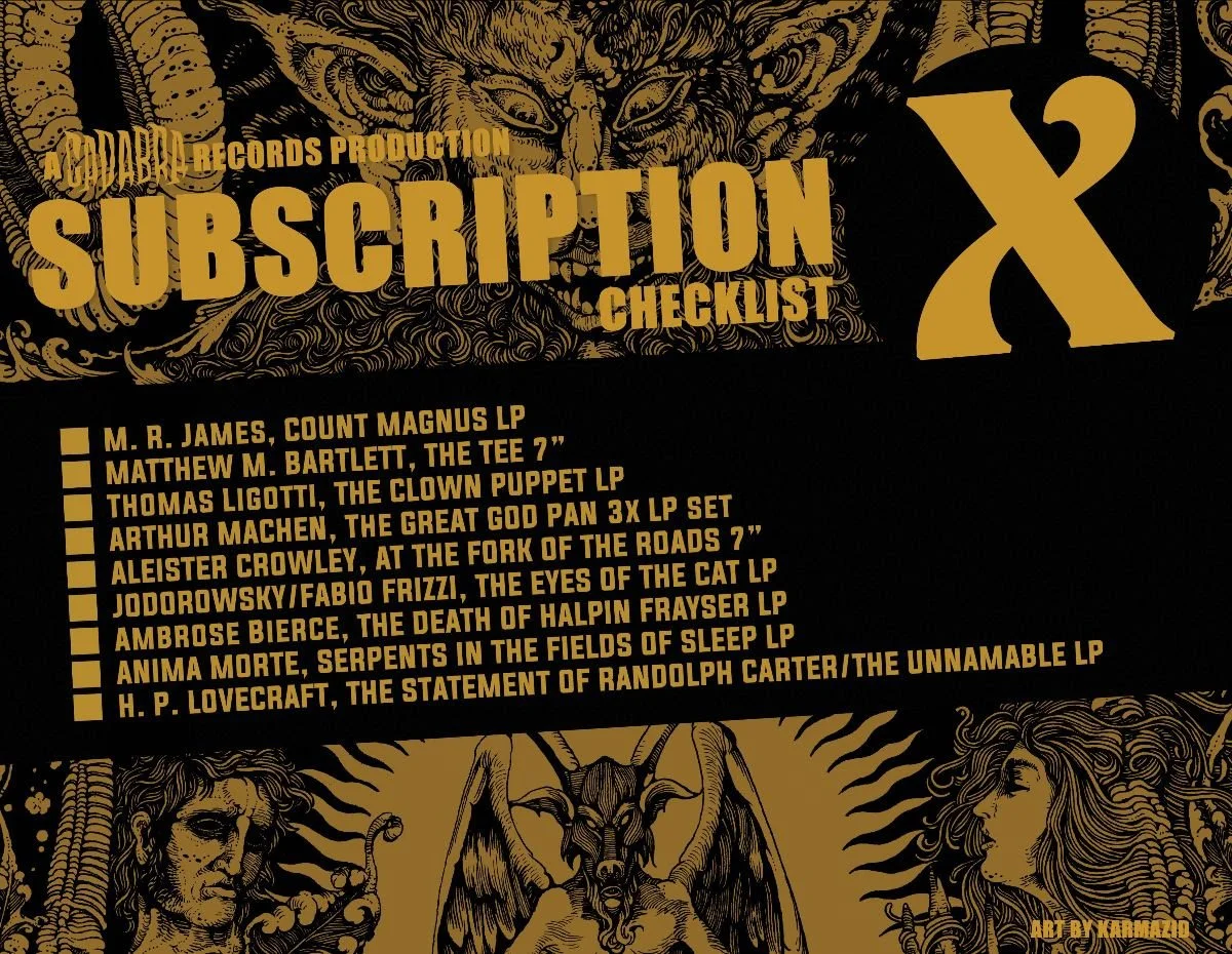 Cadabra Records Subscription 10 is now on sale!