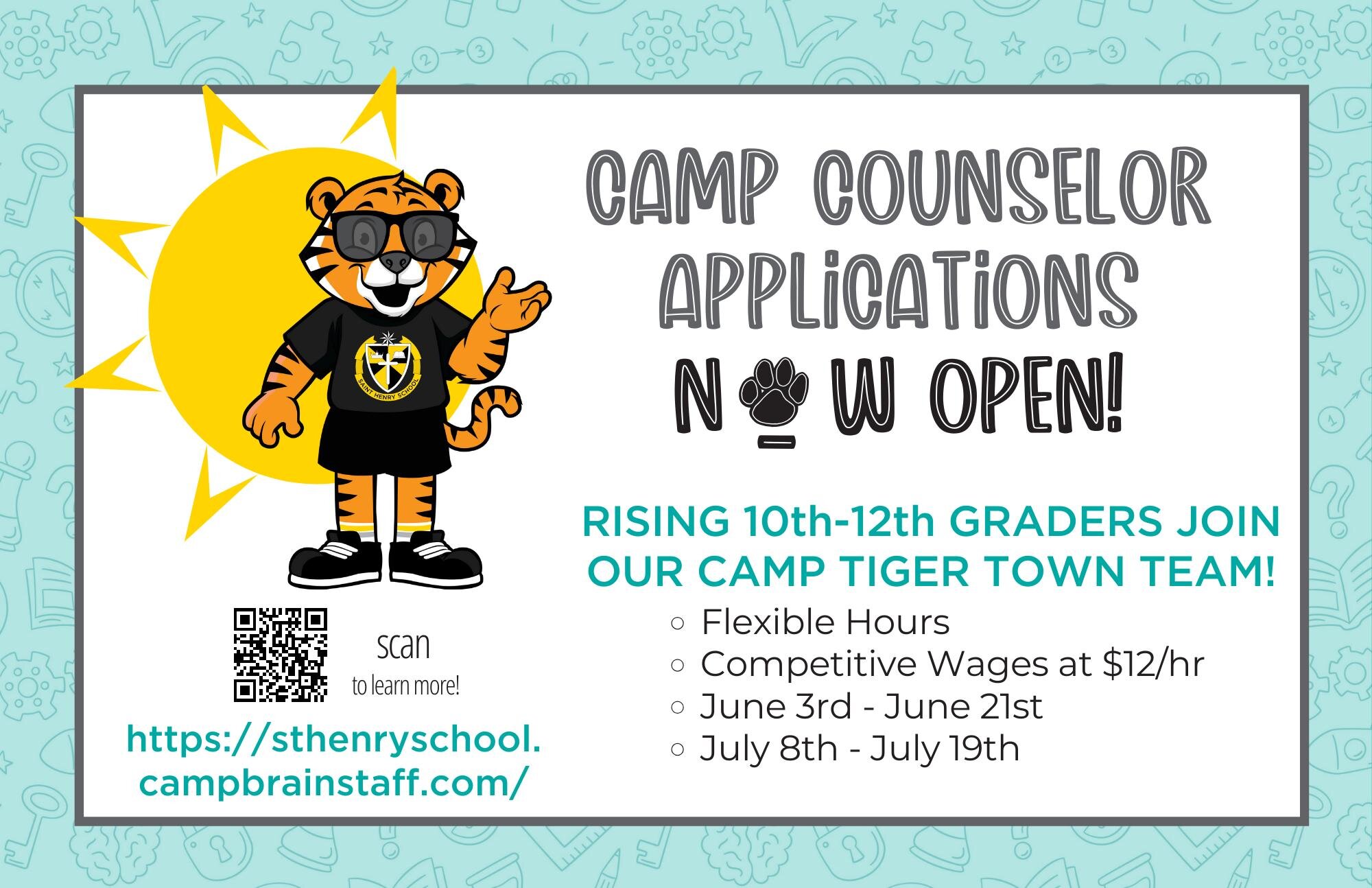 Camp Tiger Town Counselor Applications are NOW OPEN!! Apply today! #summercamp2024 #nashvilleparent #nashvillecamp