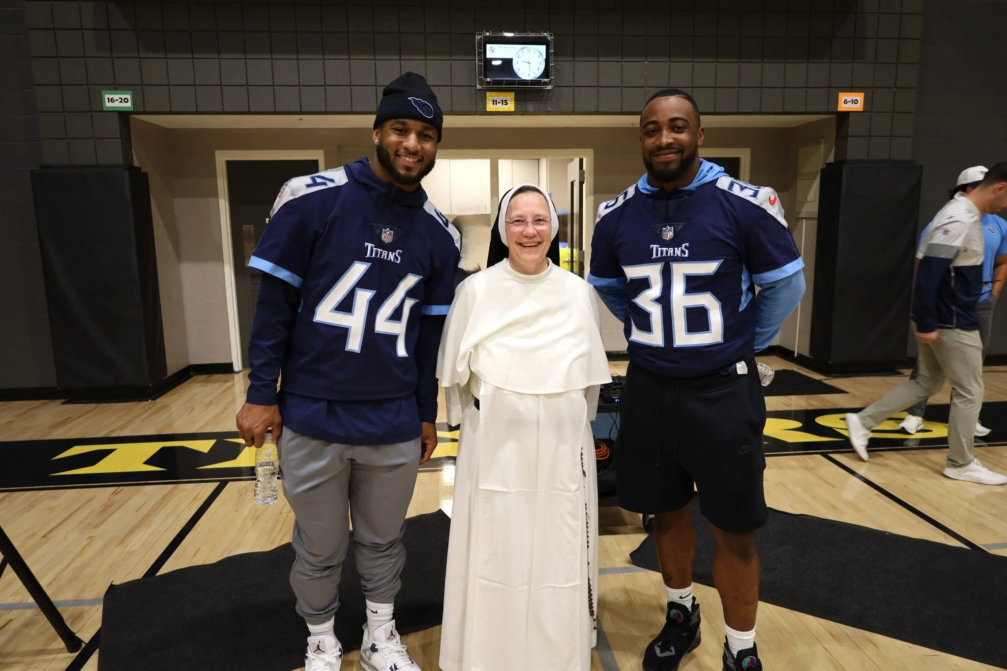 We were honored to welcome Tennessee Titans players Julius Chestnut and Mike Brown to speak with our 3rd&ndash;8th grade students!  They encouraged our students to embrace hard work, show good sportsmanship, and commit to excellence in all they do. W