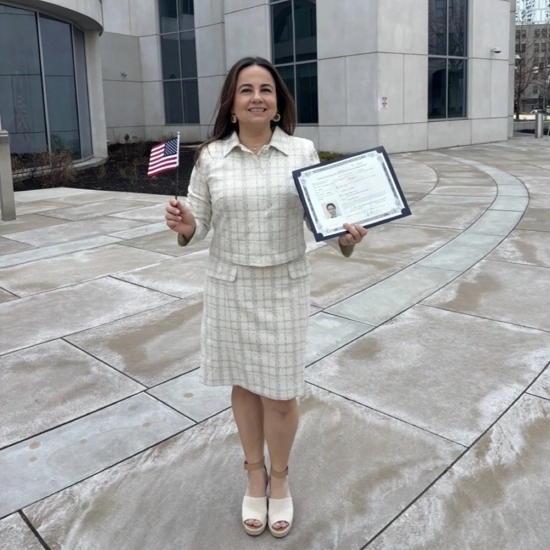 We are thrilled to celebrate our amazing Spanish teacher, Sra. Garcia, and her husband on becoming United States citizens! This milestone represents courage, perseverance, and commitment; qualities you model for our students daily! Thank you for shar