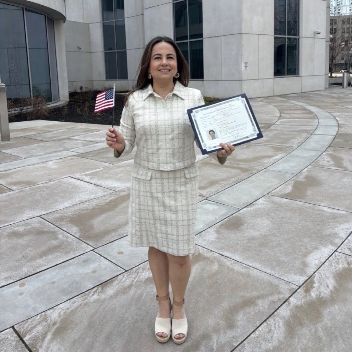 We are thrilled to celebrate our amazing Spanish teacher, Sra. Garcia, and her husband on becoming United States citizens! This milestone represents courage, perseverance, and commitment; qualities you model for our students daily! Thank you for shar