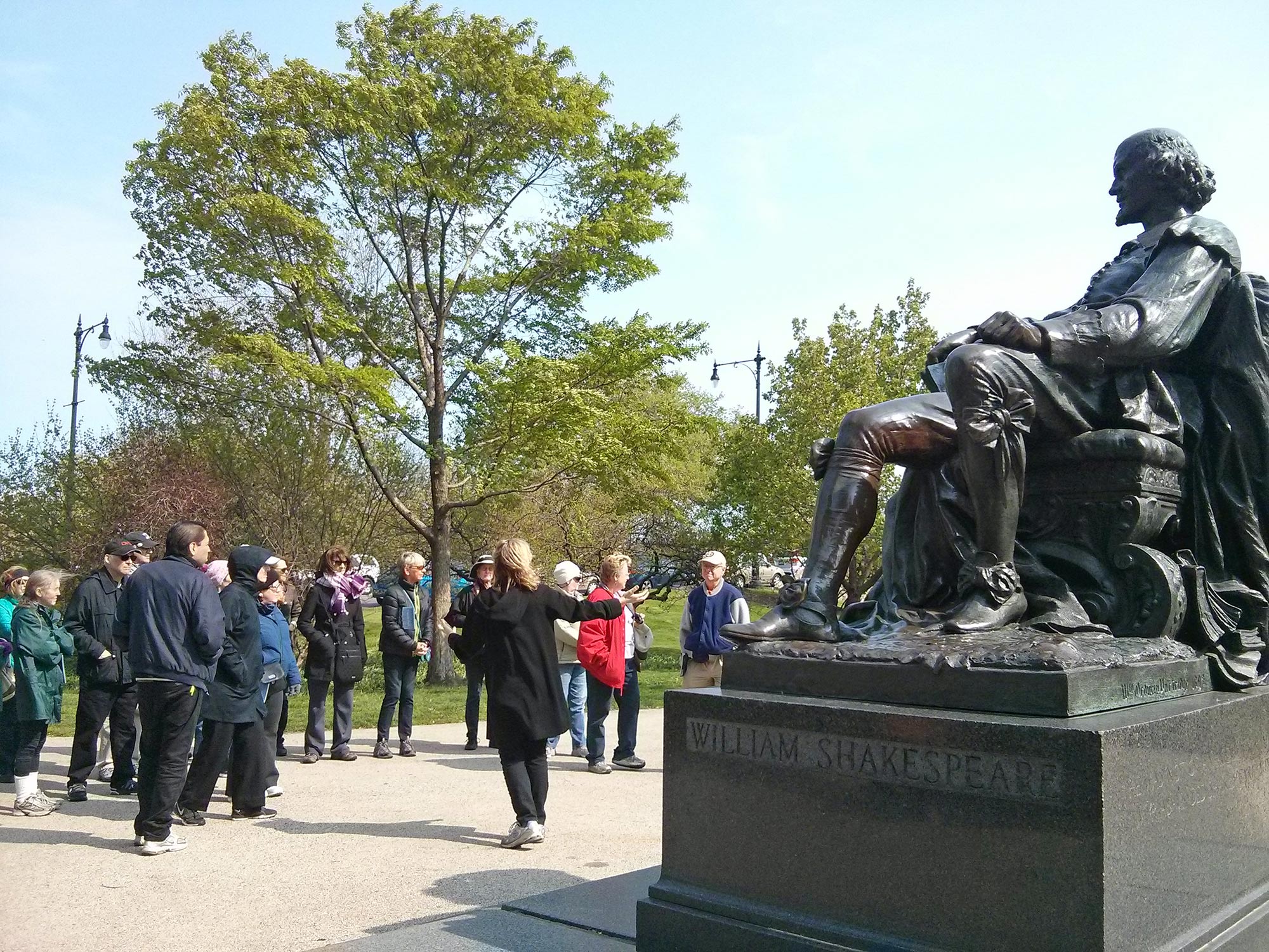  Tour of Lincoln Park sculptures and monuments, 2016. 