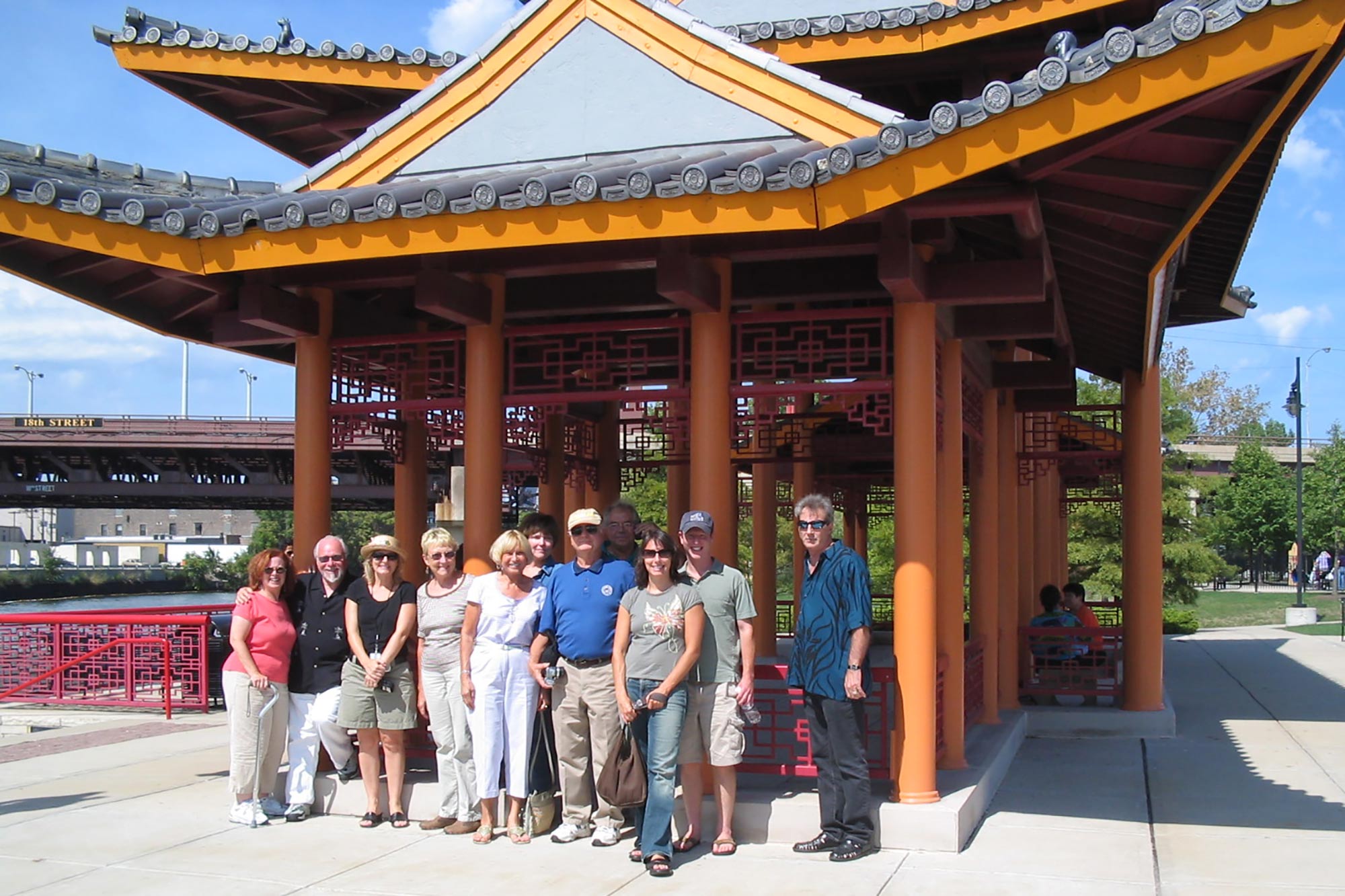  The Chicago Parks Old and New bus tour featured Ping Tom Park in Chinatown, 2010. 