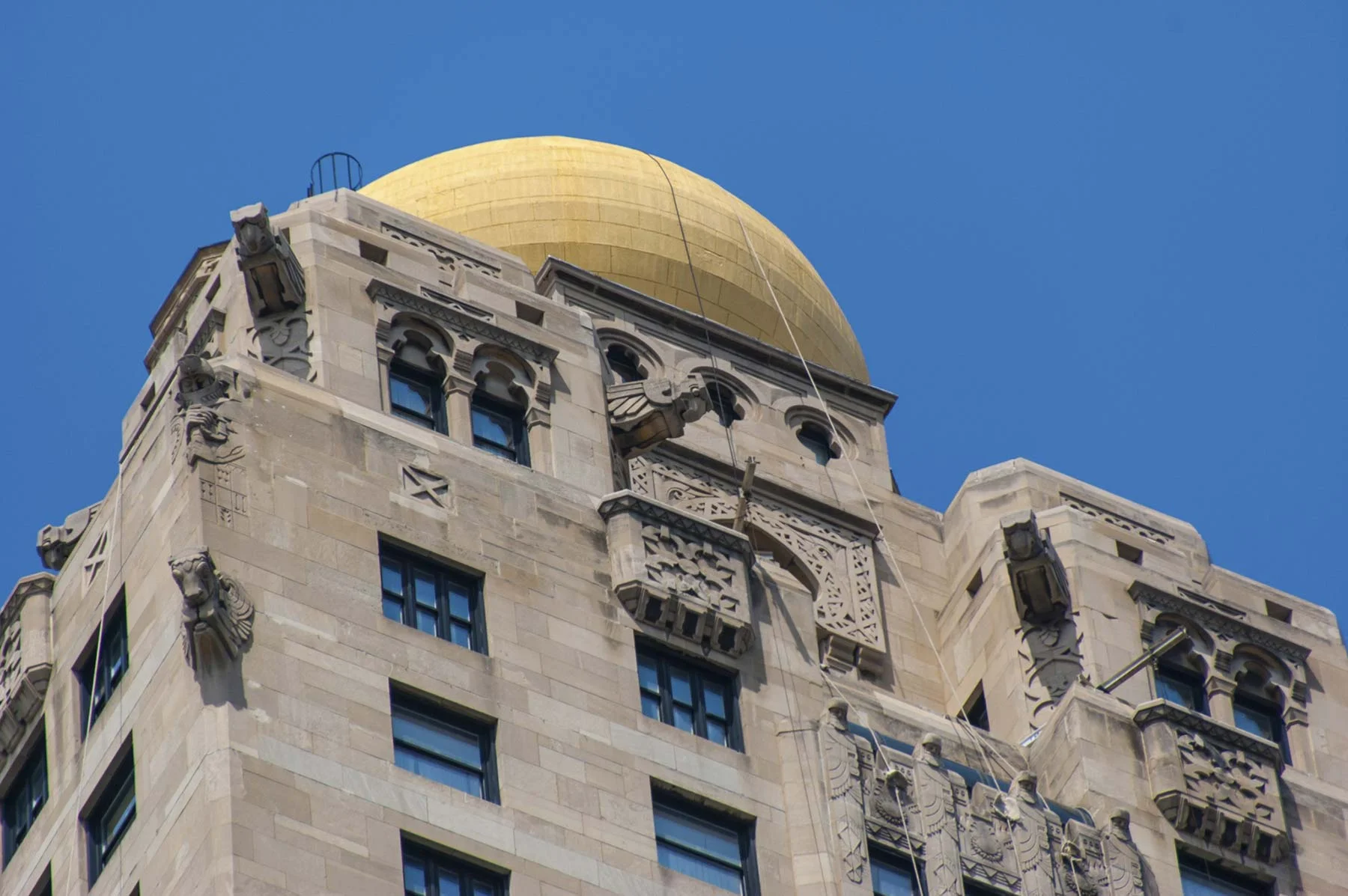 Exterior detail, of Medinah Athletic Club. Photo by Eric Allix Rogers.