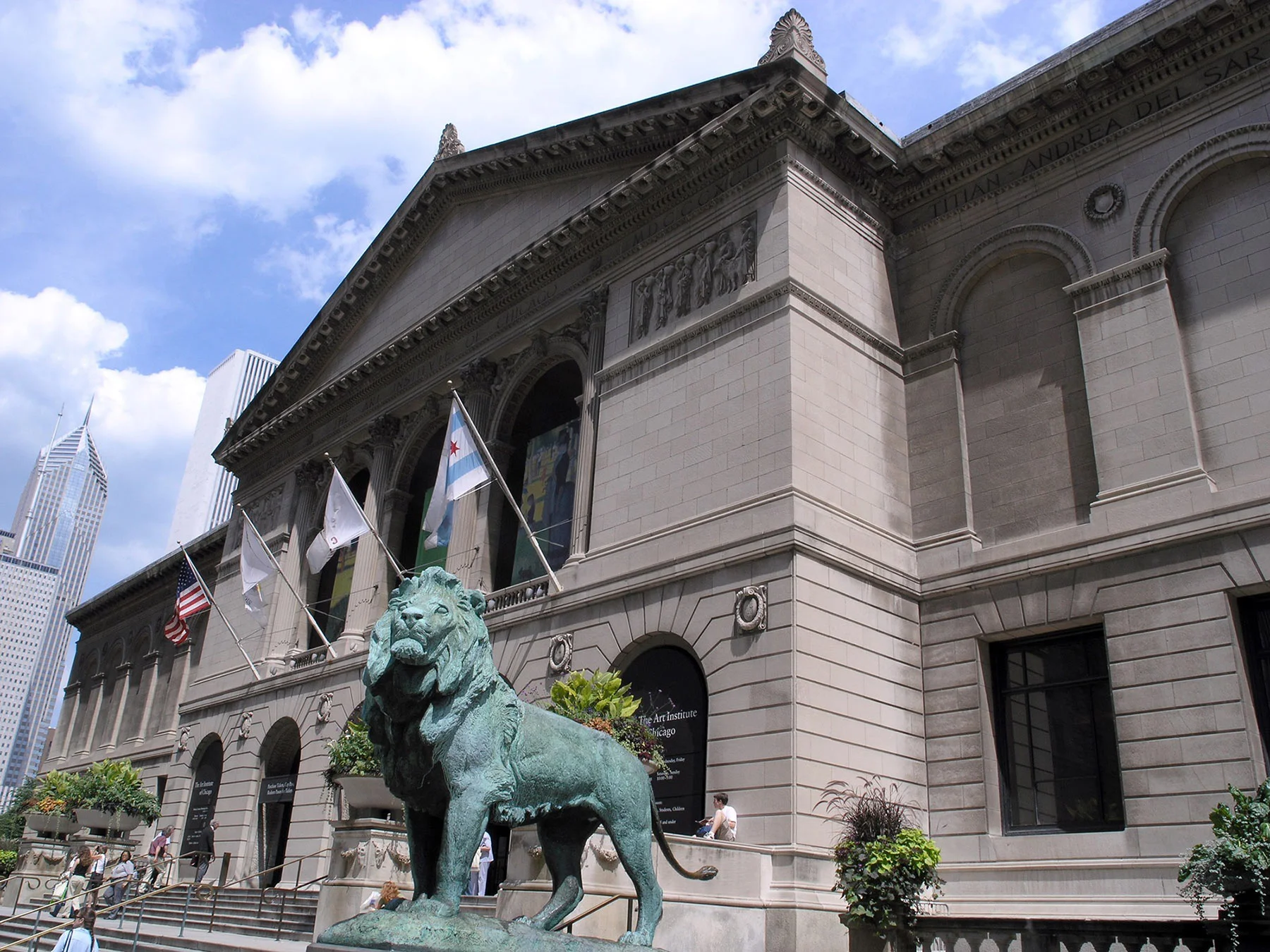 The Art Institute of Chicago in Grant Park. Photo by Eric Allix Rogers.