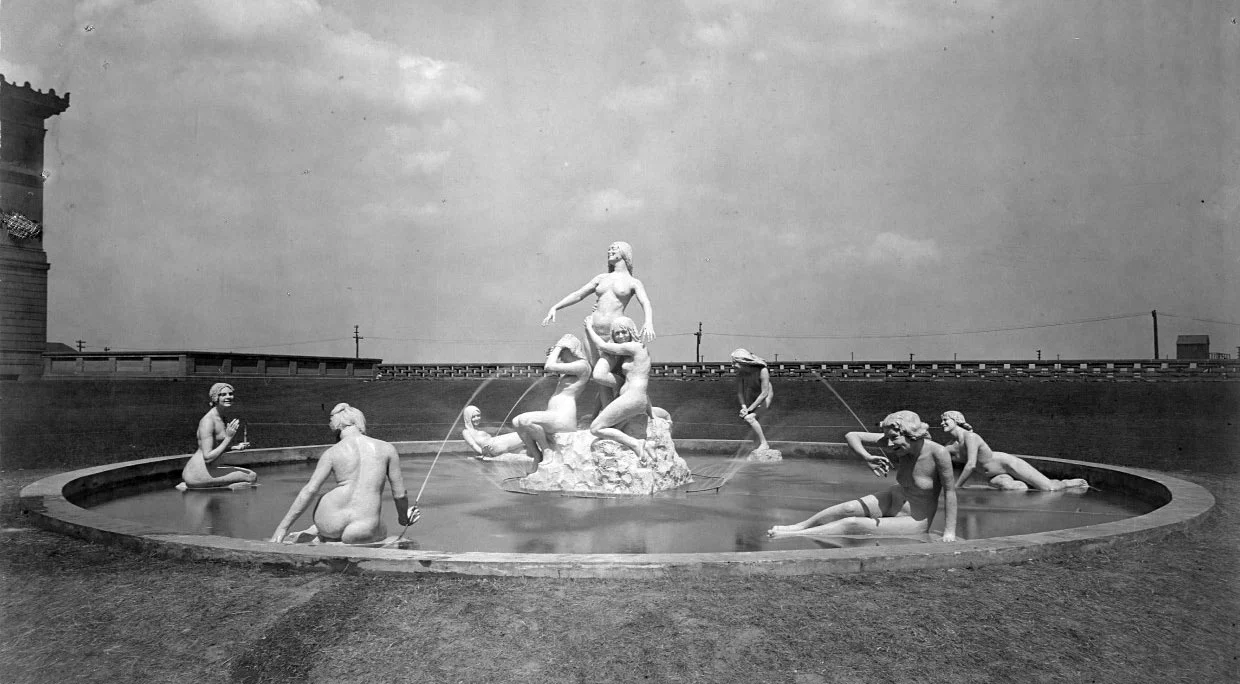 Nymph Fountain , 1899. Courtesy of University of Illinois Archives.