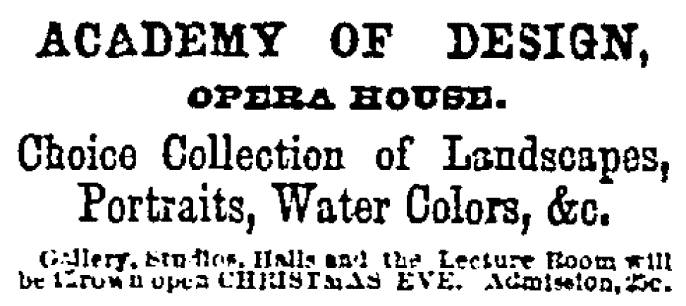 “Display Ad,” Chicago Daily Tribune , December 24, 1868, p. 0_1.
