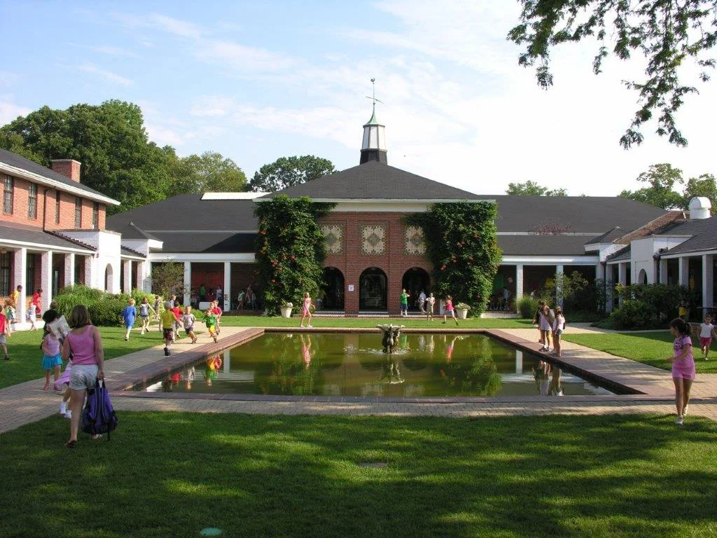 Avery Coonley School, Downers Grove, Illinois designed by Hamilton, Fellows & Nedved with architect Wauldren Faulkner. Photo courtesy of Jean Follett.