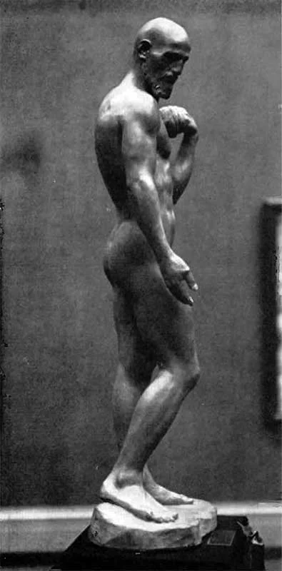 Zettler’s award-winning 1916 sculpture of Job. From Staley Journal , 1926.