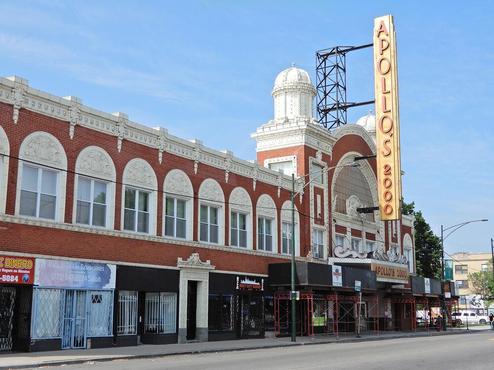 The 1917 Marshall Square Theater is now called Apollo’s 2000. Photo by Julia Bachrach.